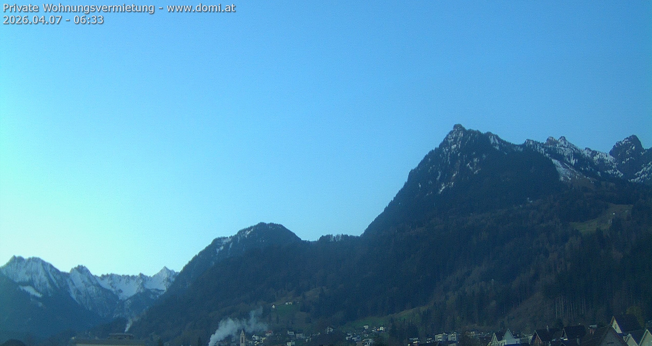 Archiv Foto Webcam Ausblick von Frastanz aus auf die Bazora in Gurtis
