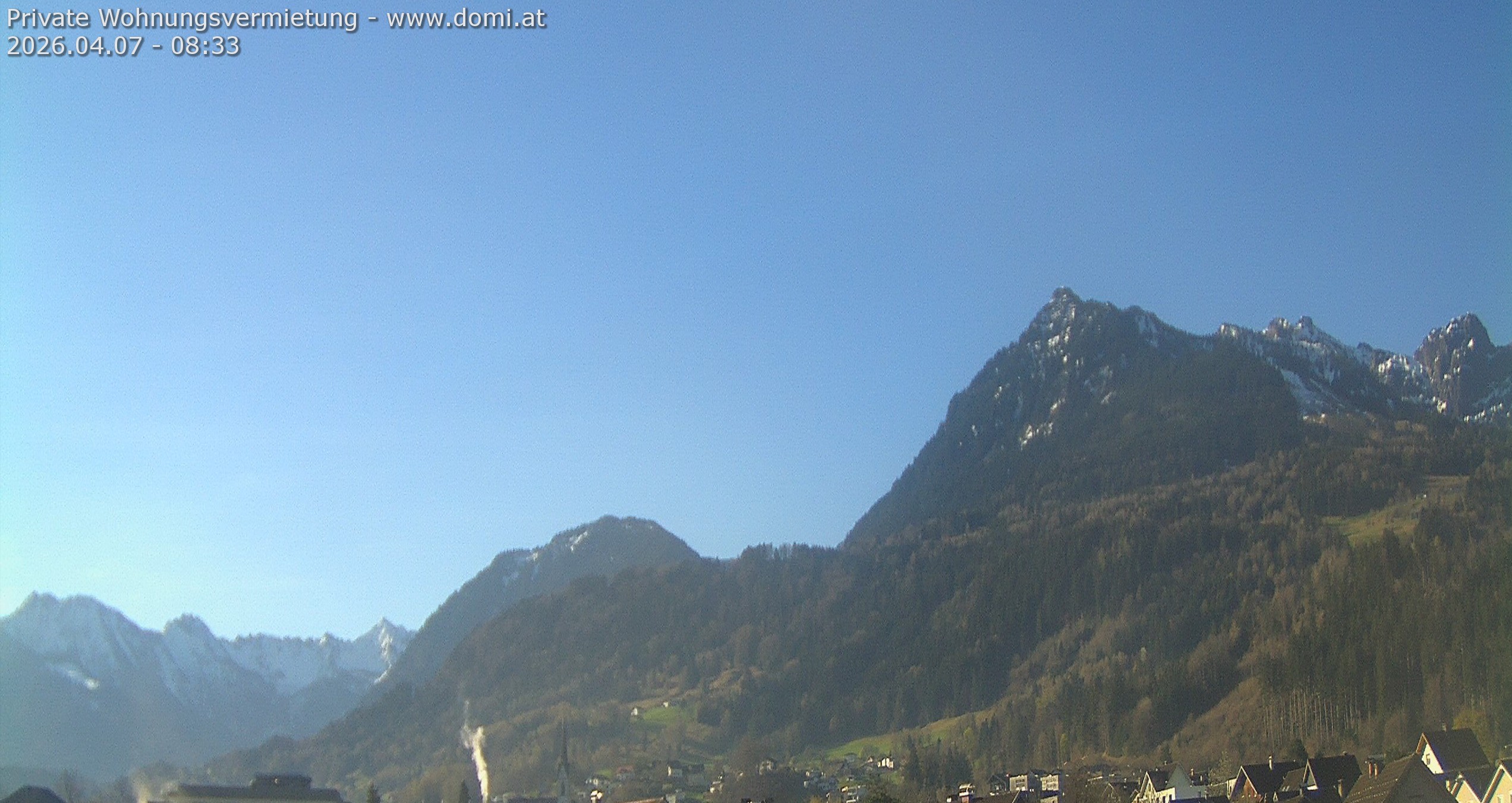 Archiv Foto Webcam Ausblick von Frastanz aus auf die Bazora in Gurtis