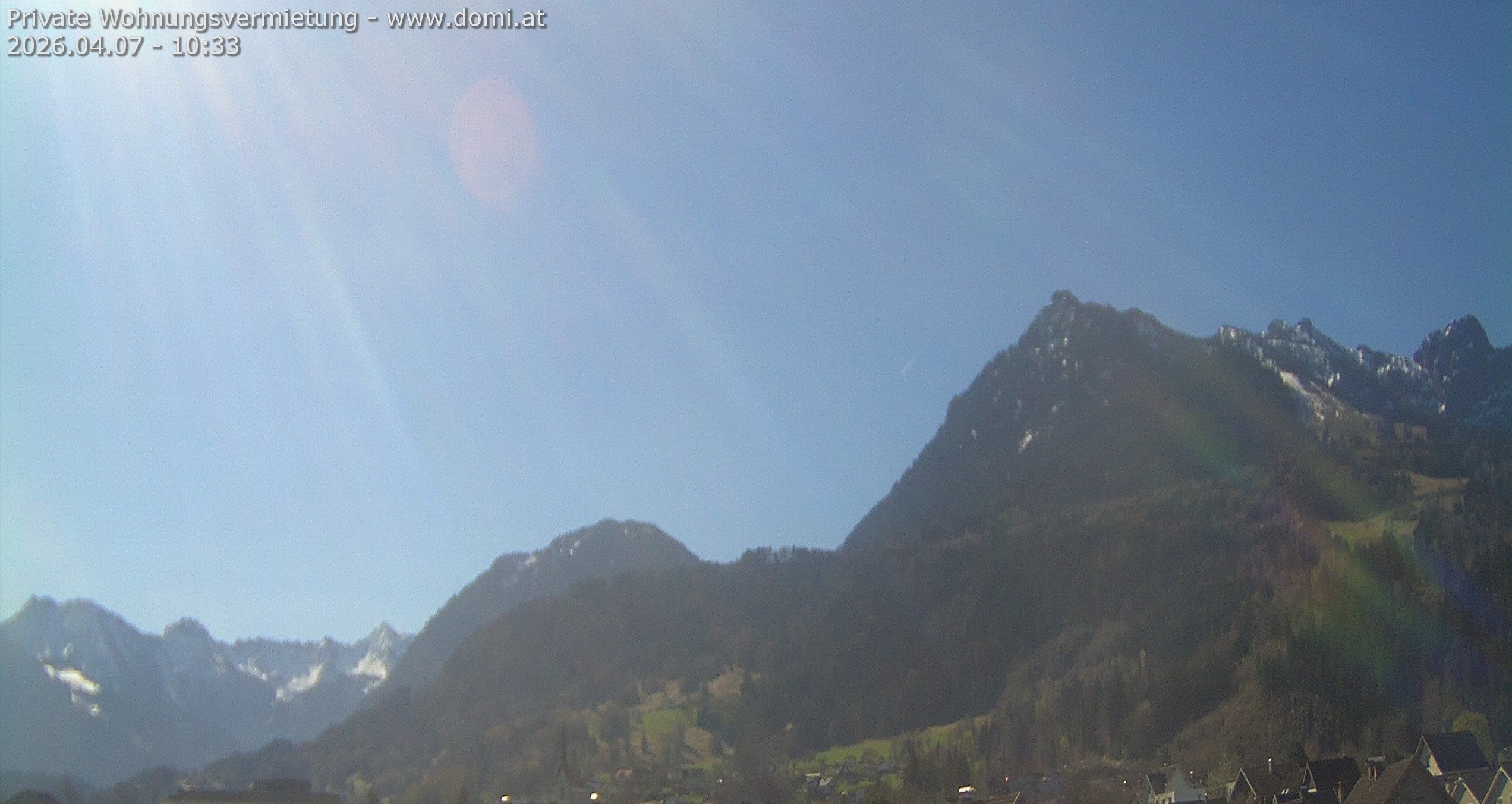 Archiv Foto Webcam Ausblick von Frastanz aus auf die Bazora in Gurtis