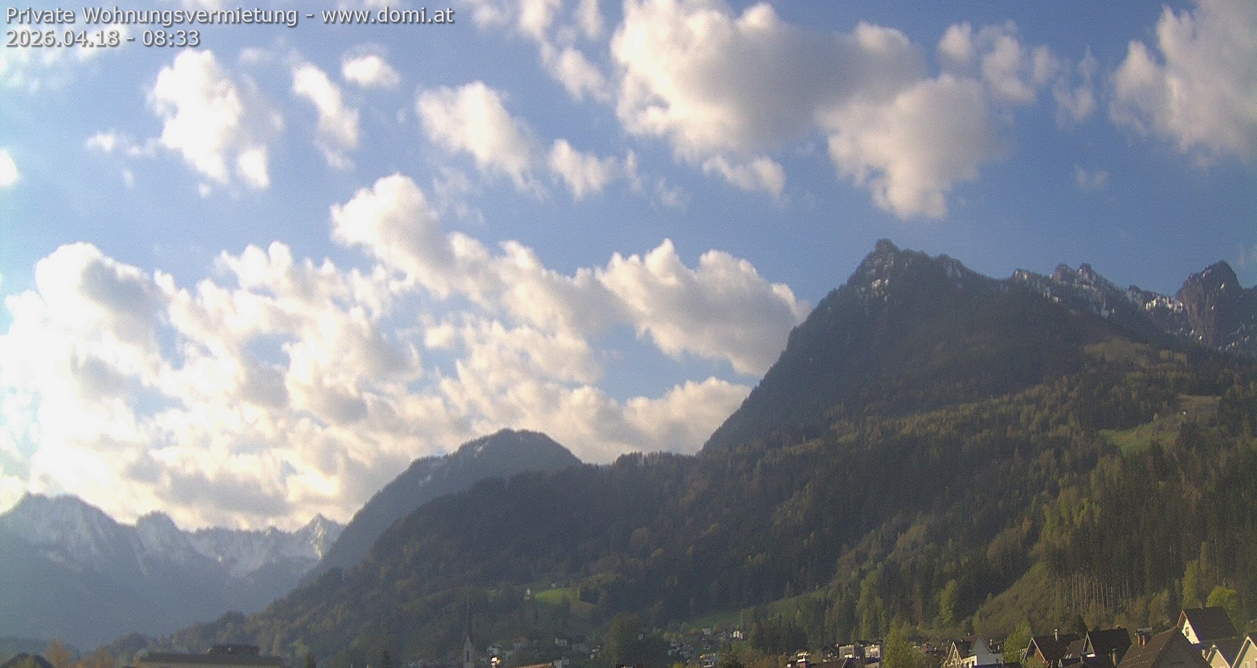 Archived image Webcam View of the Bazora in Gurtis from Frastanz