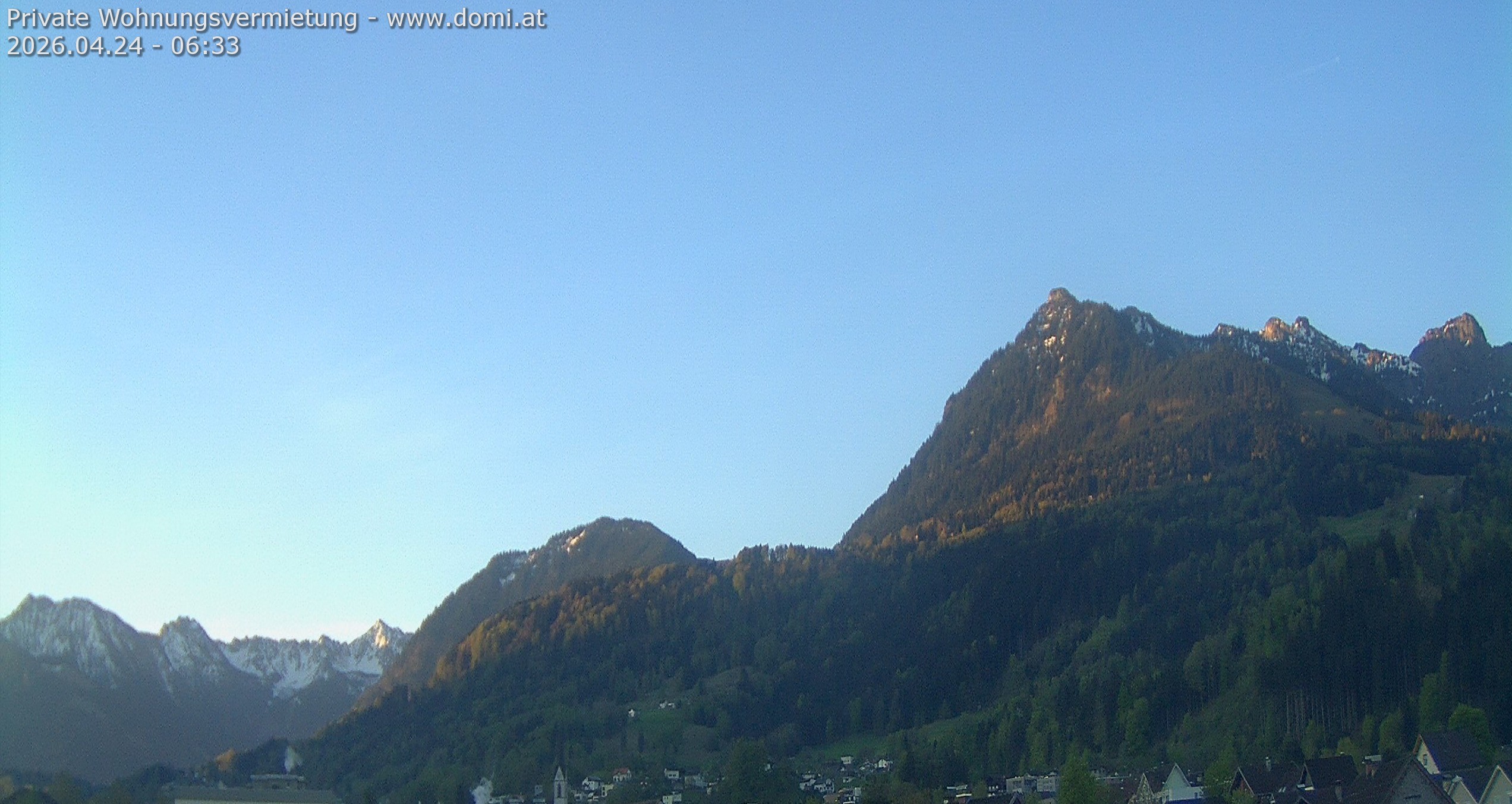Archiv Foto Webcam Ausblick von Frastanz aus auf die Bazora in Gurtis