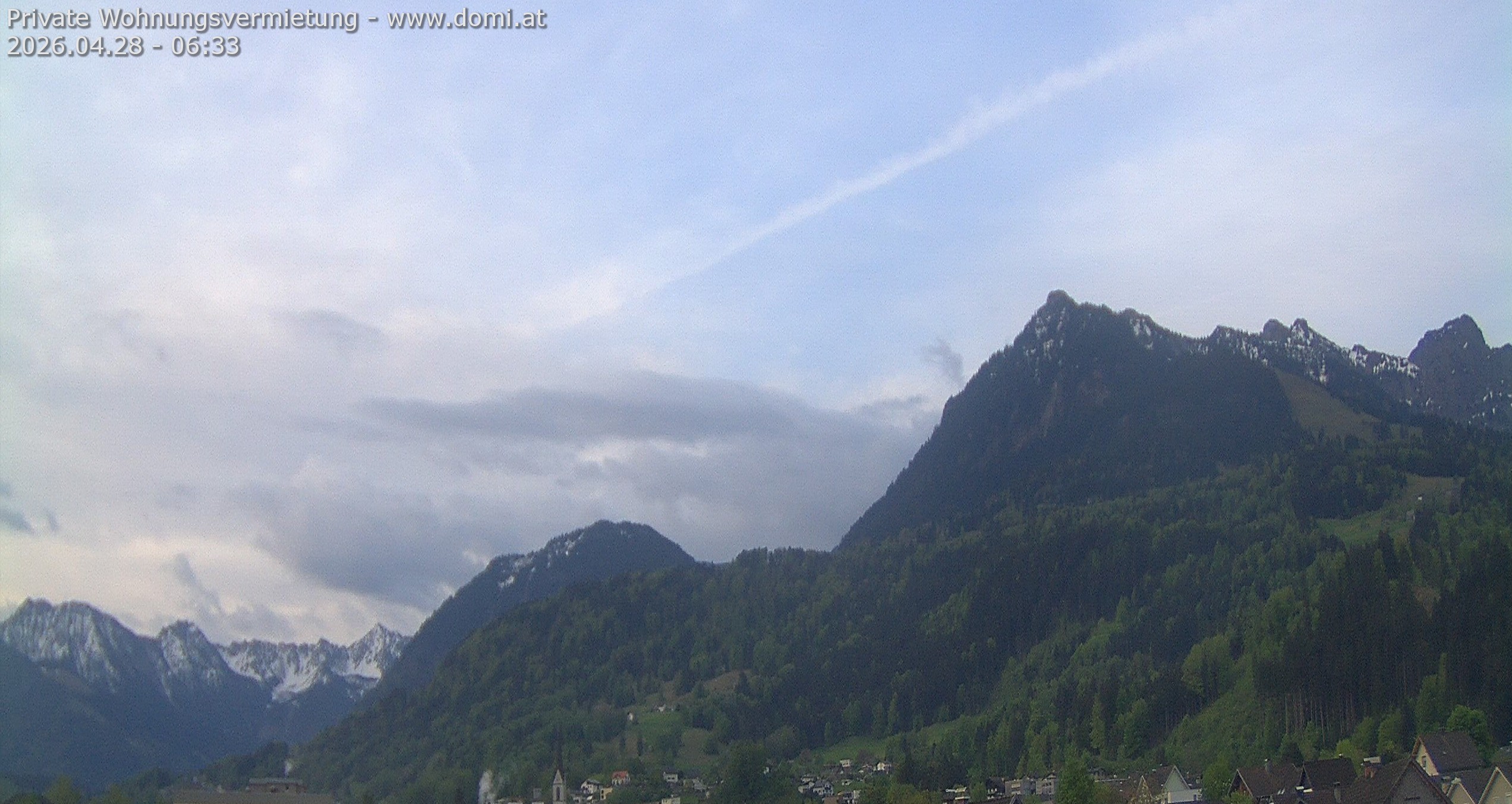 Archiv Foto Webcam Ausblick von Frastanz aus auf die Bazora in Gurtis