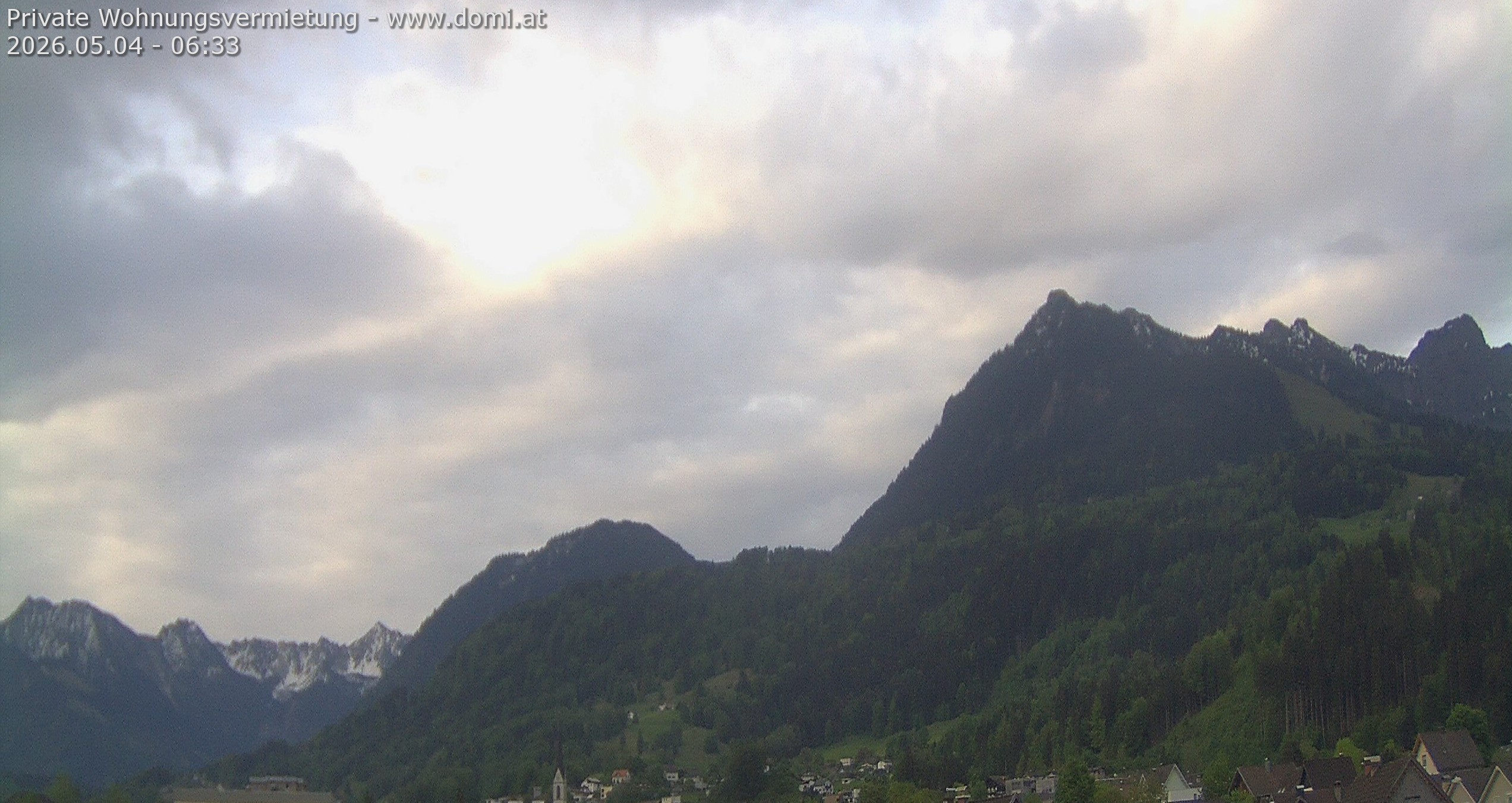 Archiv Foto Webcam Ausblick von Frastanz aus auf die Bazora in Gurtis