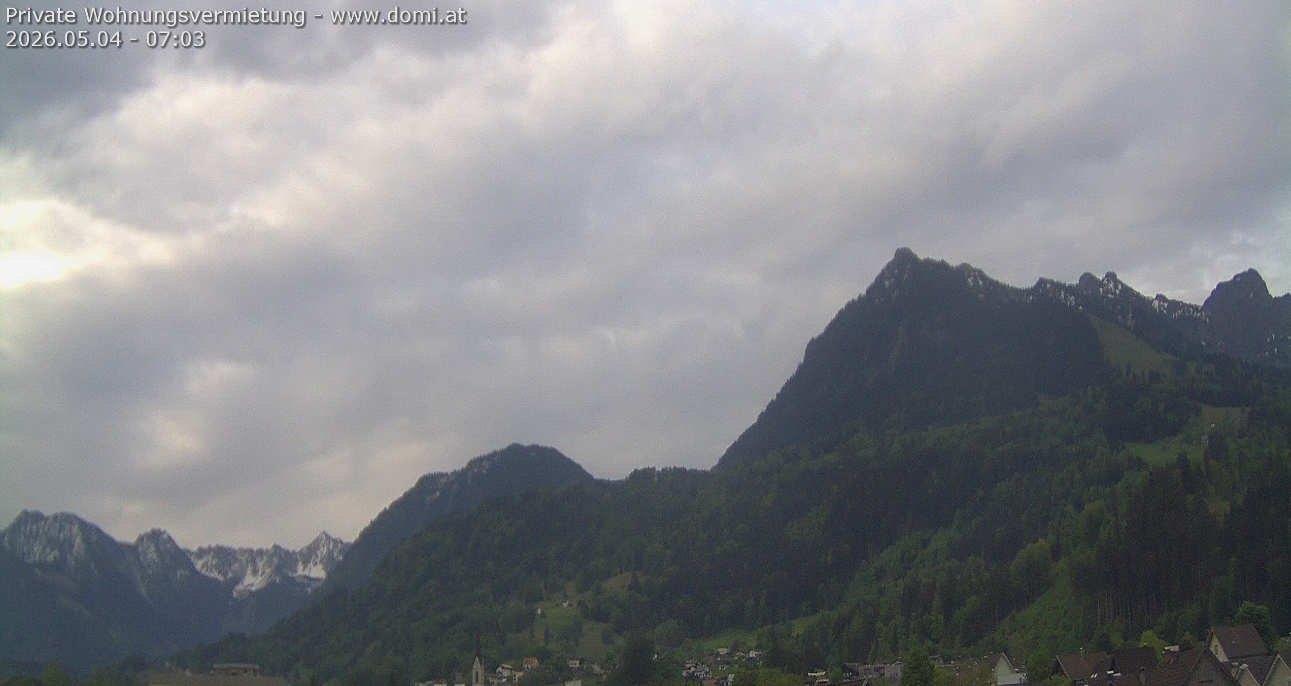 Archiv Foto Webcam Ausblick von Frastanz aus auf die Bazora in Gurtis