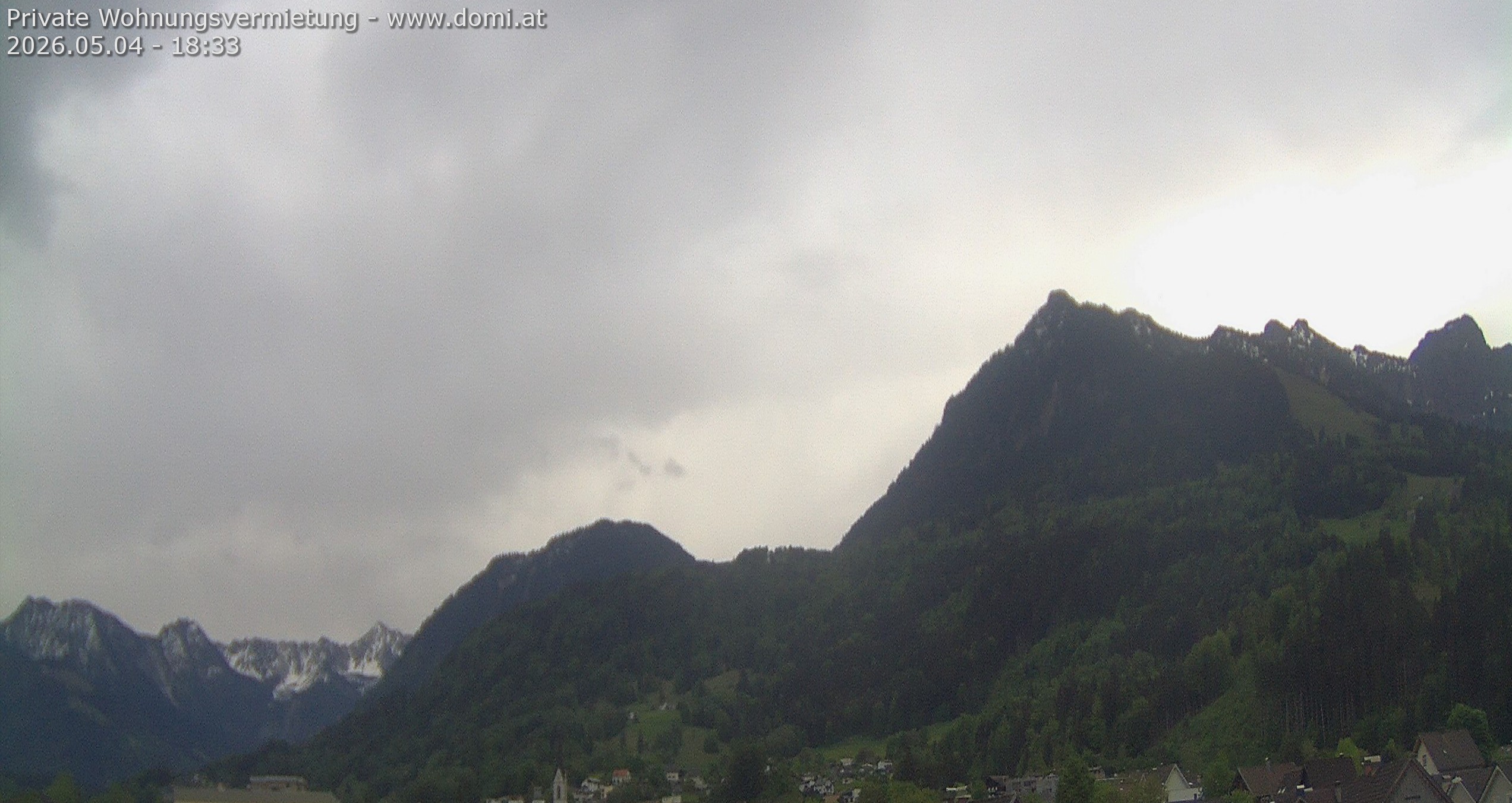 Archived image Webcam View of the Bazora in Gurtis from Frastanz