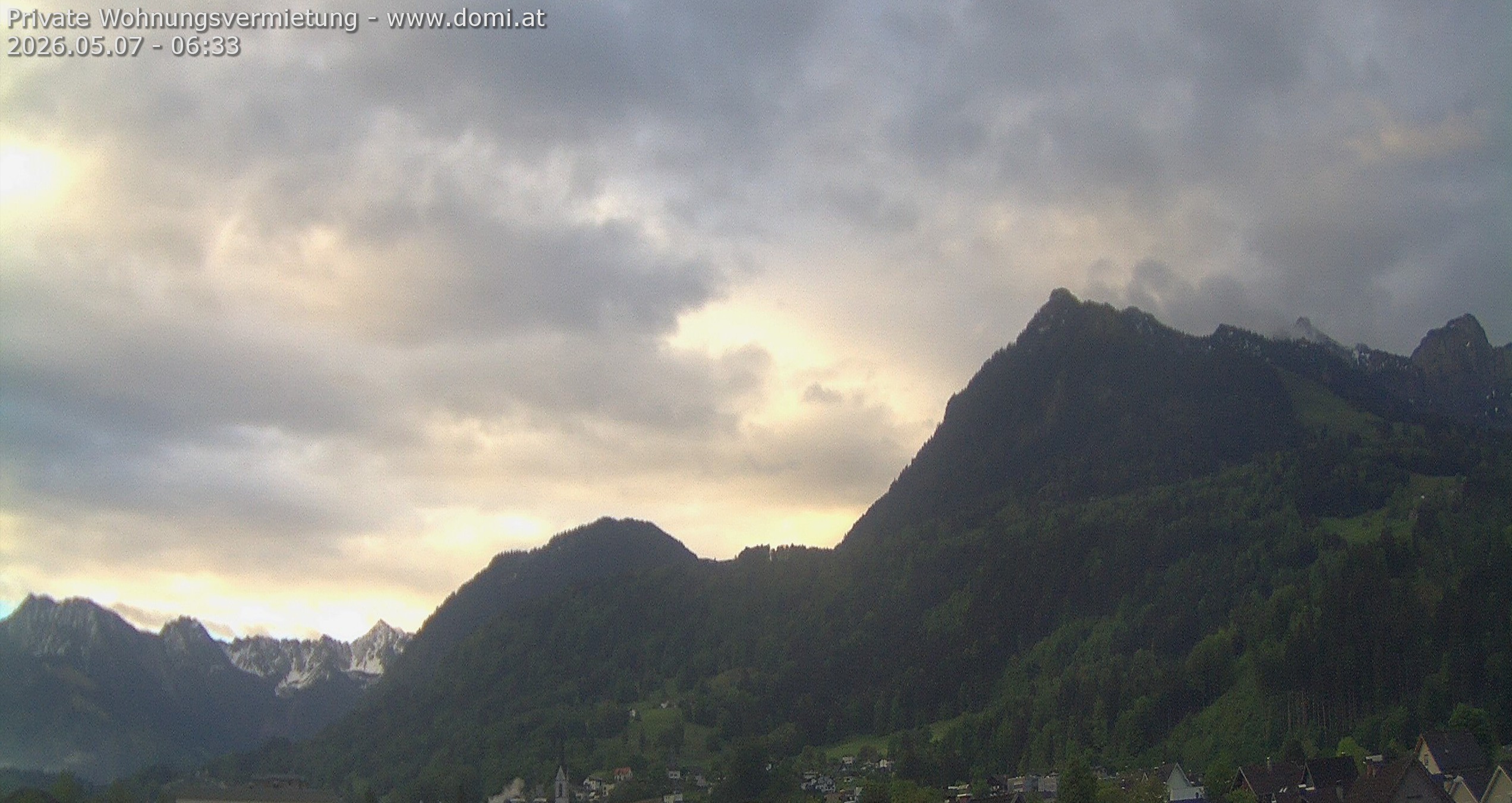 Archiv Foto Webcam Ausblick von Frastanz aus auf die Bazora in Gurtis