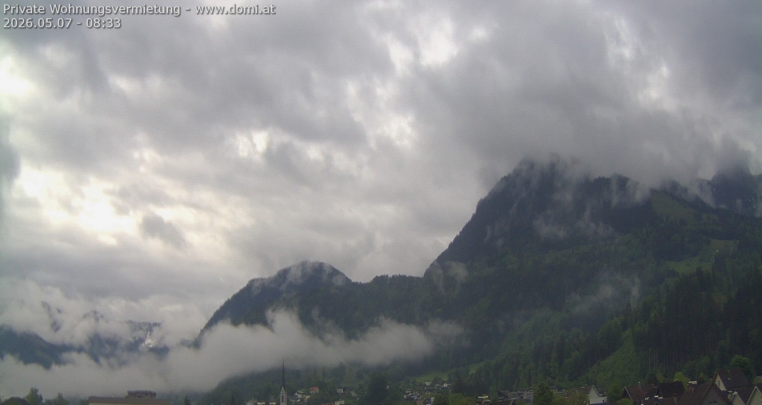 Archiv Foto Webcam Ausblick von Frastanz aus auf die Bazora in Gurtis