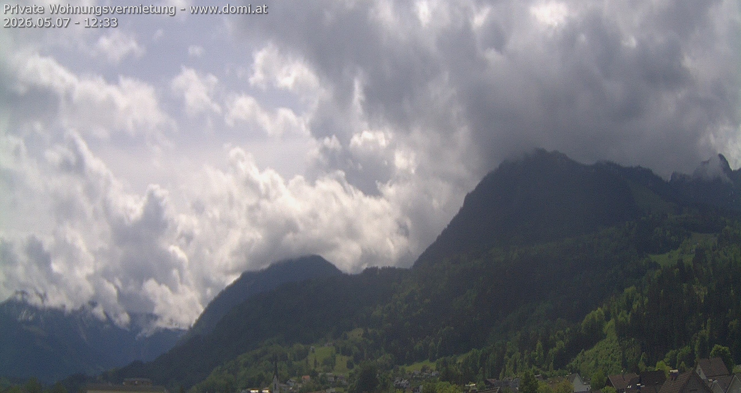 Archiv Foto Webcam Ausblick von Frastanz aus auf die Bazora in Gurtis