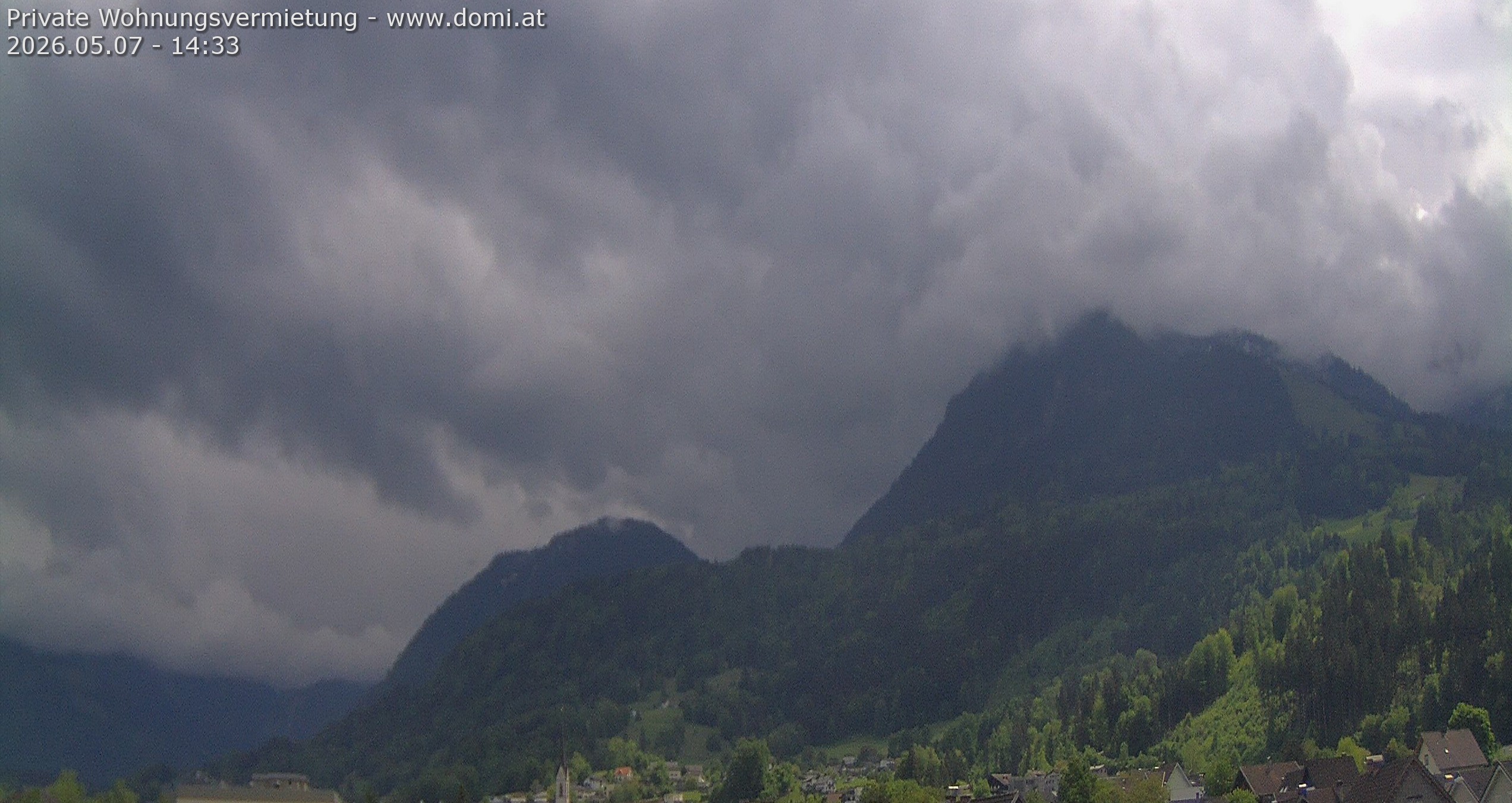 Archiv Foto Webcam Ausblick von Frastanz aus auf die Bazora in Gurtis