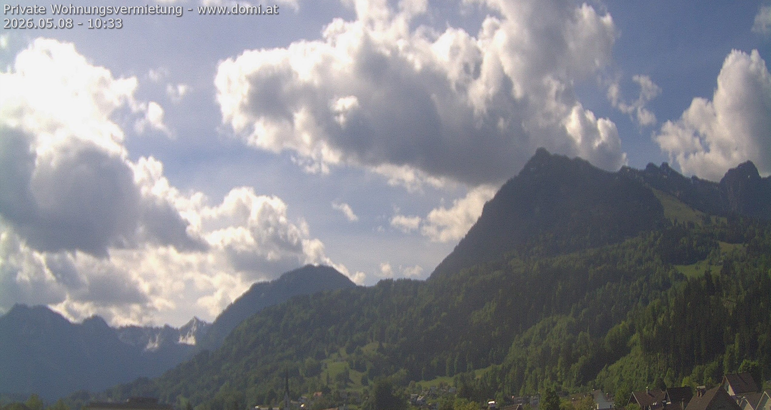 Archived image Webcam View of the Bazora in Gurtis from Frastanz