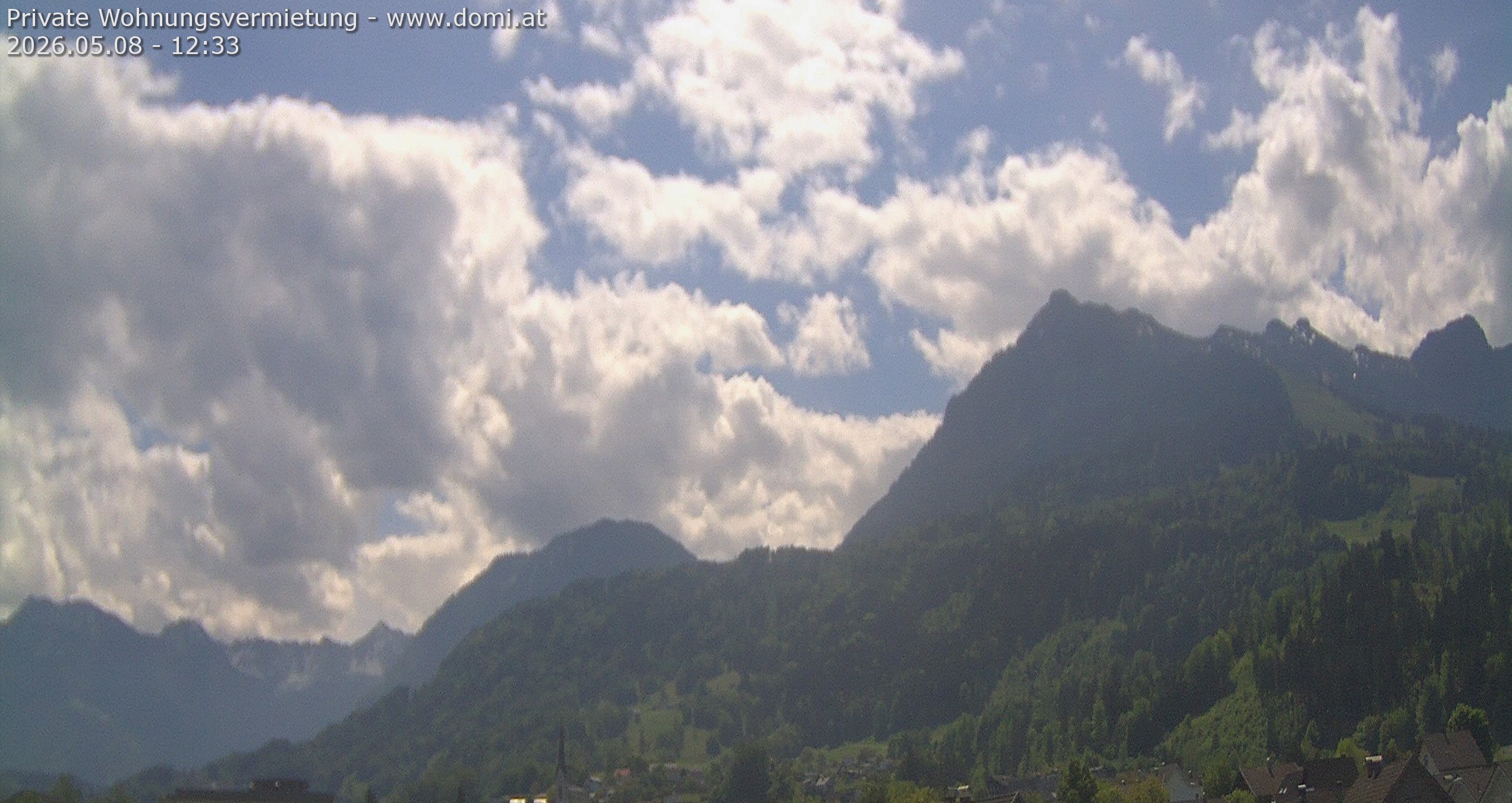 Archived image Webcam View of the Bazora in Gurtis from Frastanz