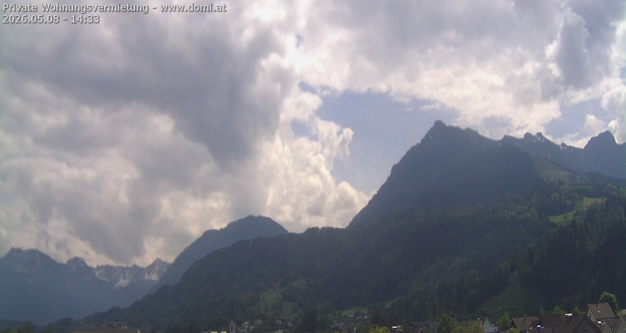 Archived image Webcam View of the Bazora in Gurtis from Frastanz