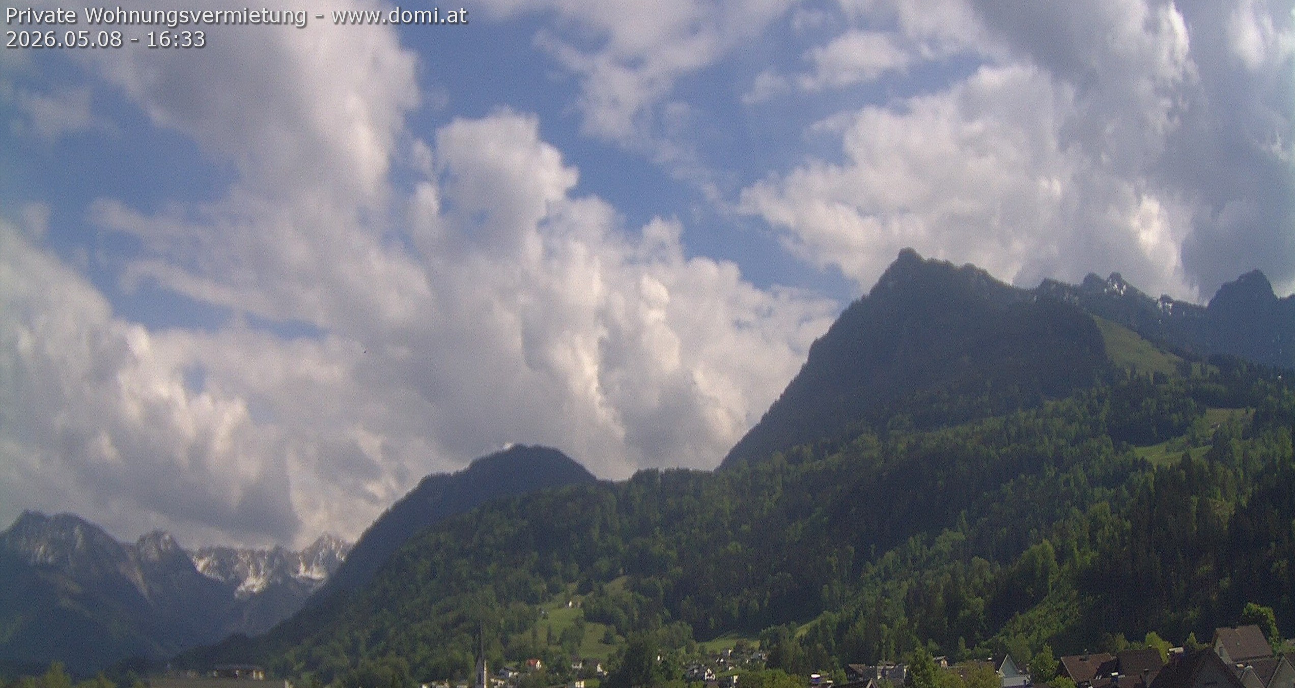 Archived image Webcam View of the Bazora in Gurtis from Frastanz
