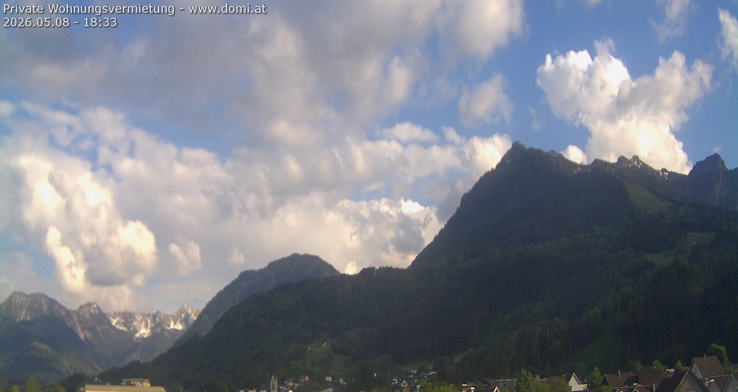 Archived image Webcam View of the Bazora in Gurtis from Frastanz