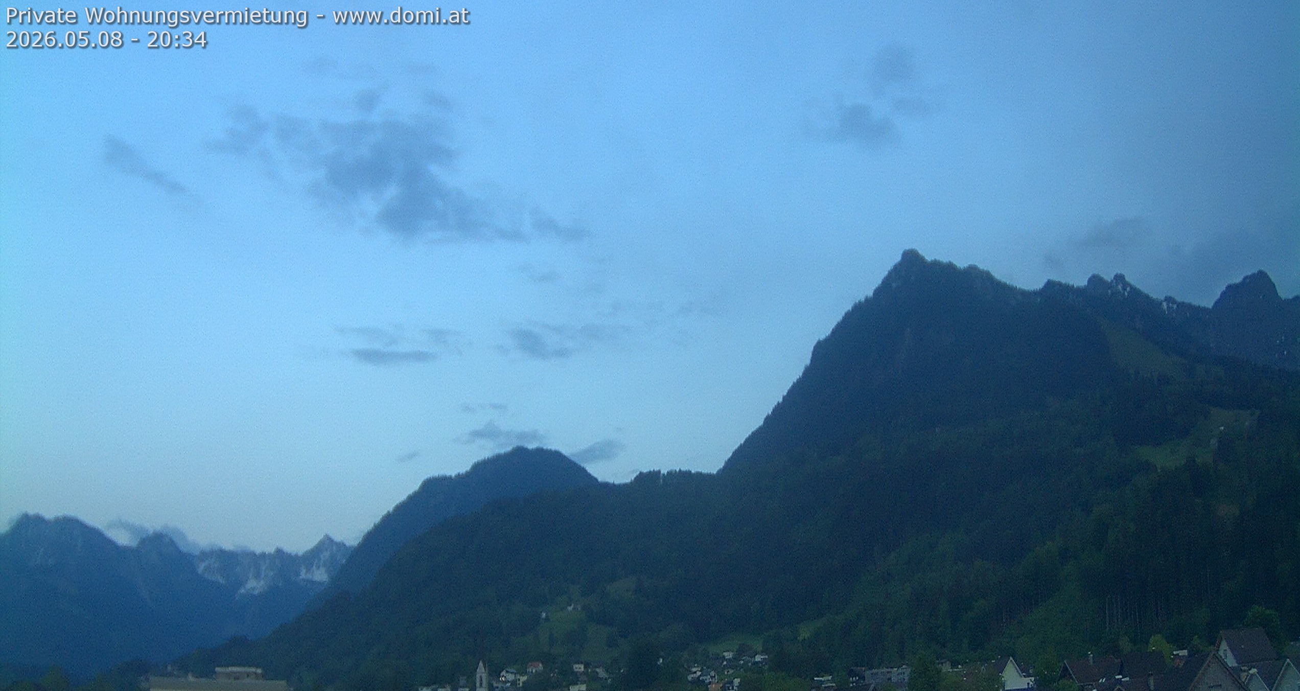 Archived image Webcam View of the Bazora in Gurtis from Frastanz