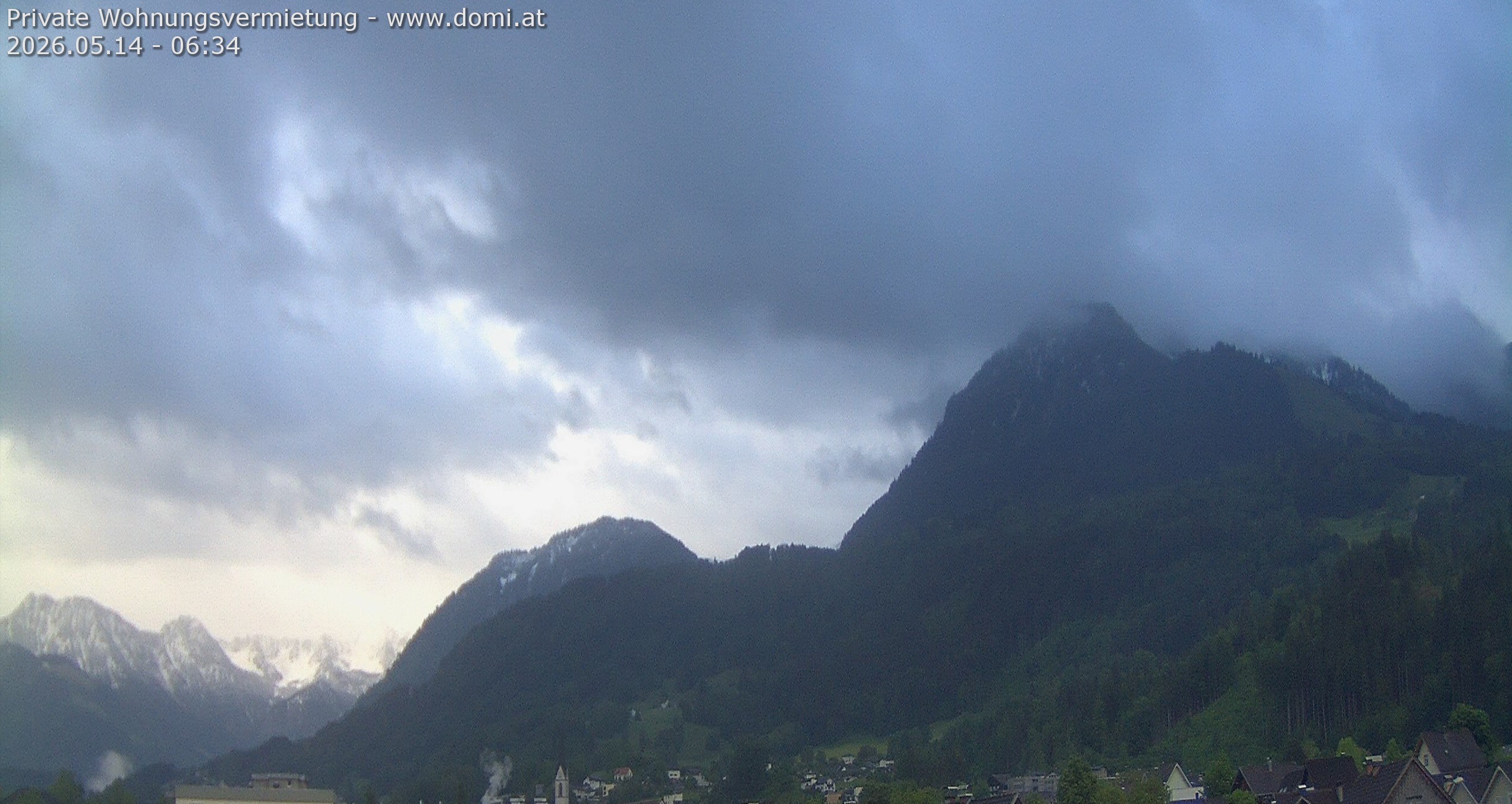 Archiv Foto Webcam Ausblick von Frastanz aus auf die Bazora in Gurtis