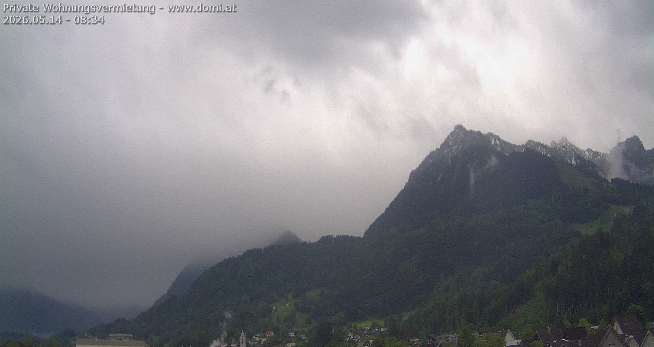 Archiv Foto Webcam Ausblick von Frastanz aus auf die Bazora in Gurtis