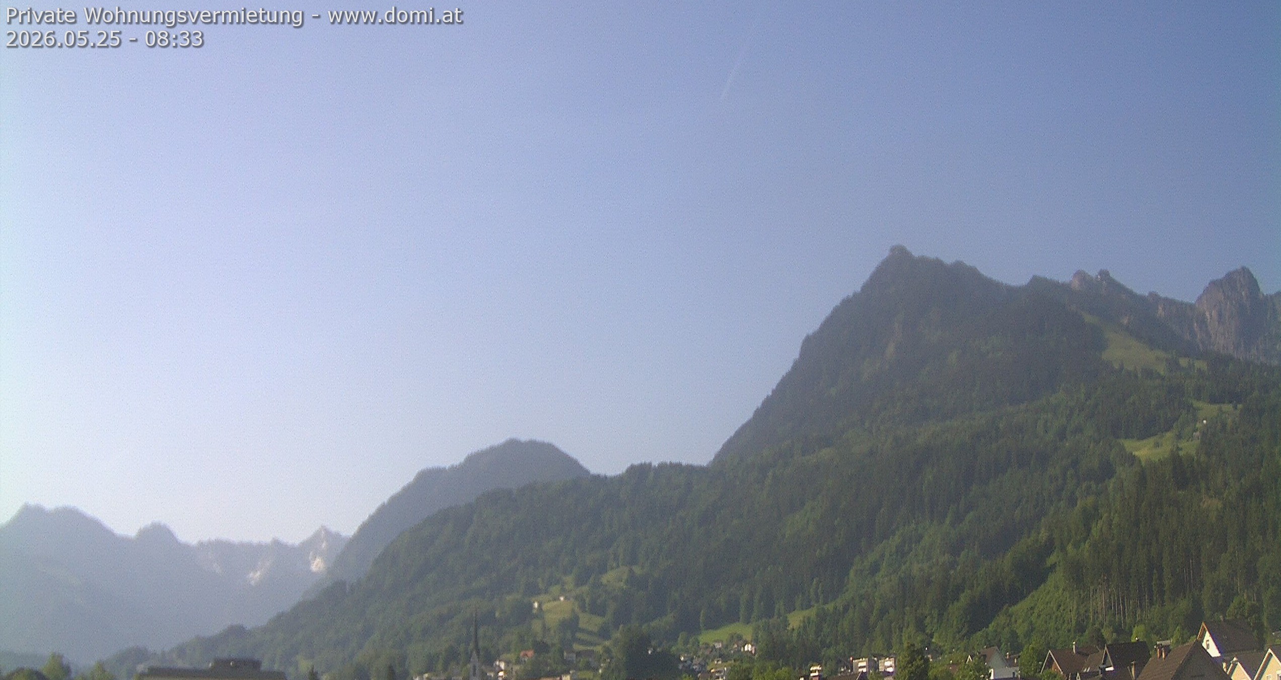 Archived image Webcam View of the Bazora in Gurtis from Frastanz