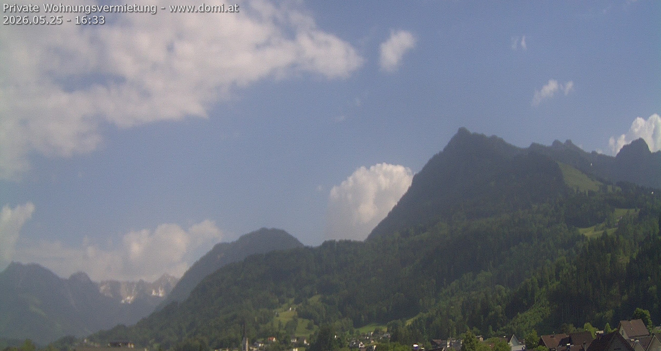 Archiv Foto Webcam Ausblick von Frastanz aus auf die Bazora in Gurtis