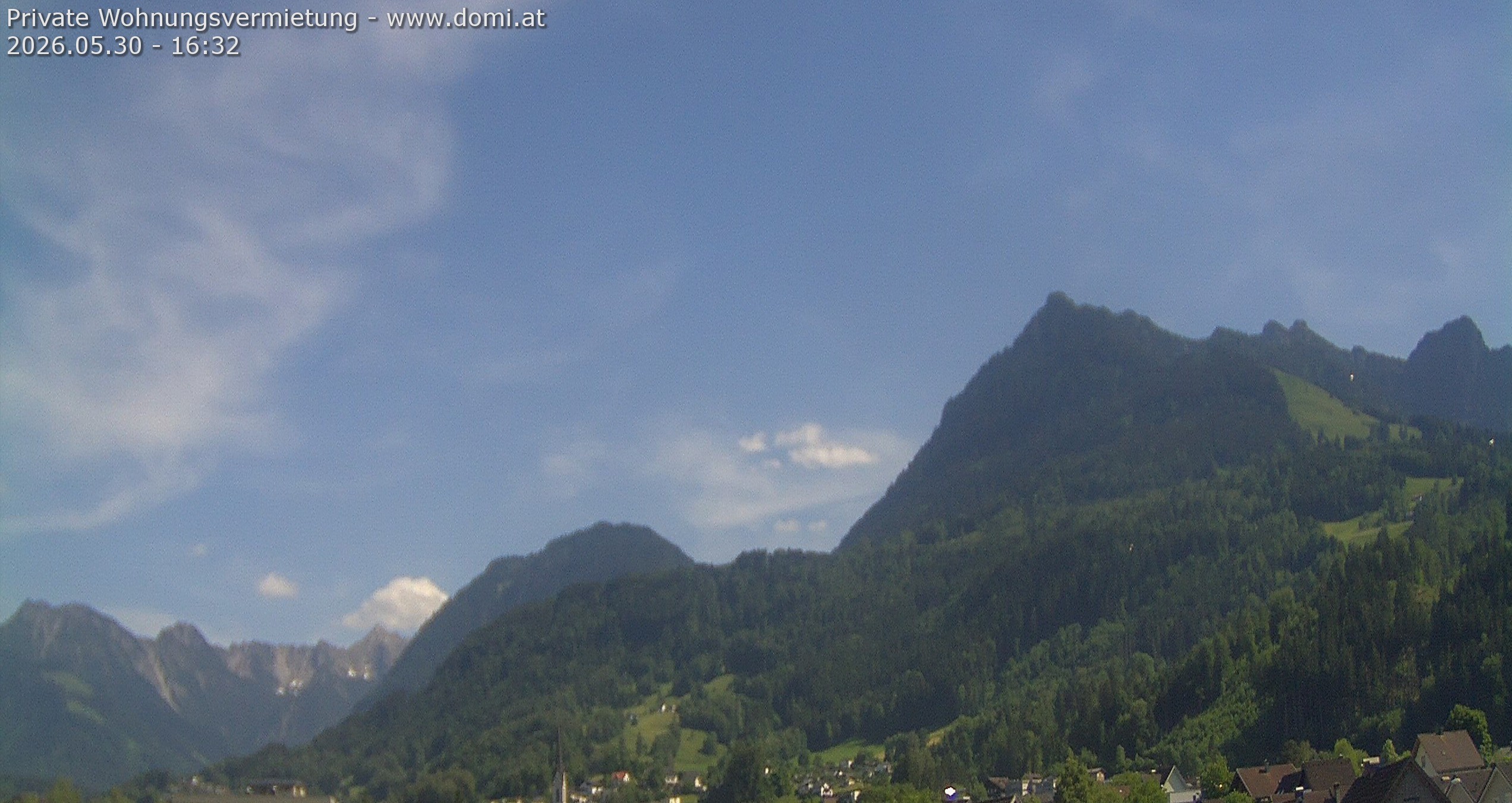 Archived image Webcam View of the Bazora in Gurtis from Frastanz