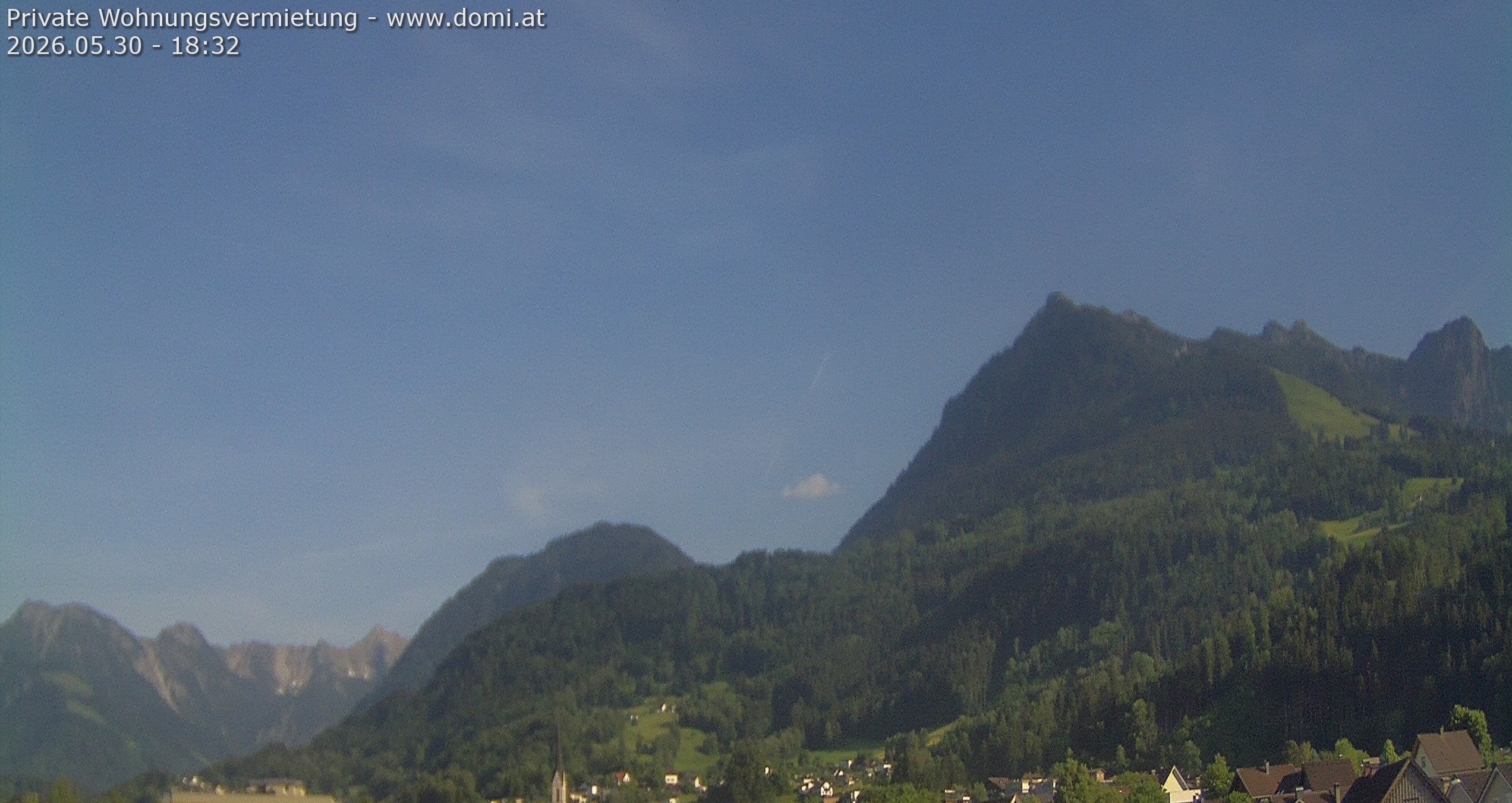 Archived image Webcam View of the Bazora in Gurtis from Frastanz