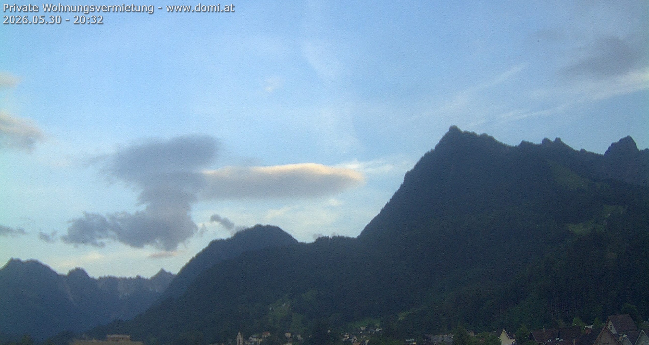 Archived image Webcam View of the Bazora in Gurtis from Frastanz