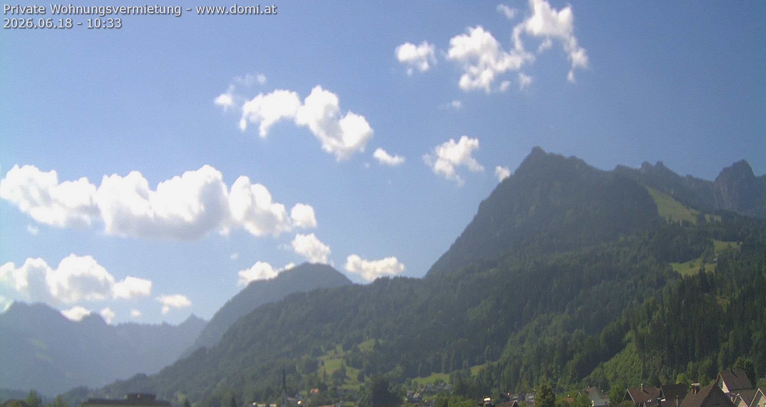 Archived image Webcam View of the Bazora in Gurtis from Frastanz