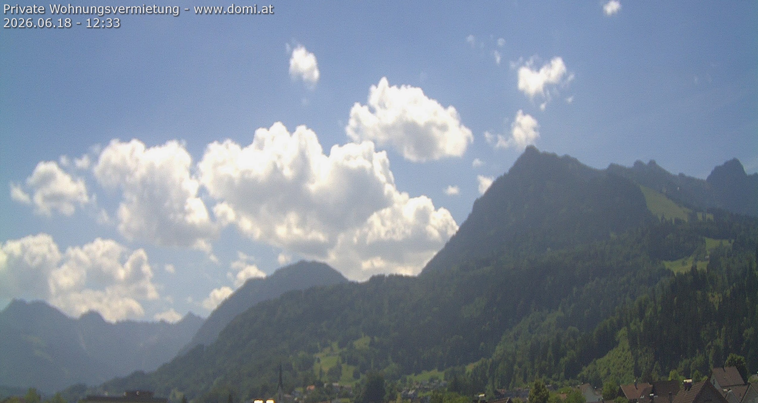 Archived image Webcam View of the Bazora in Gurtis from Frastanz