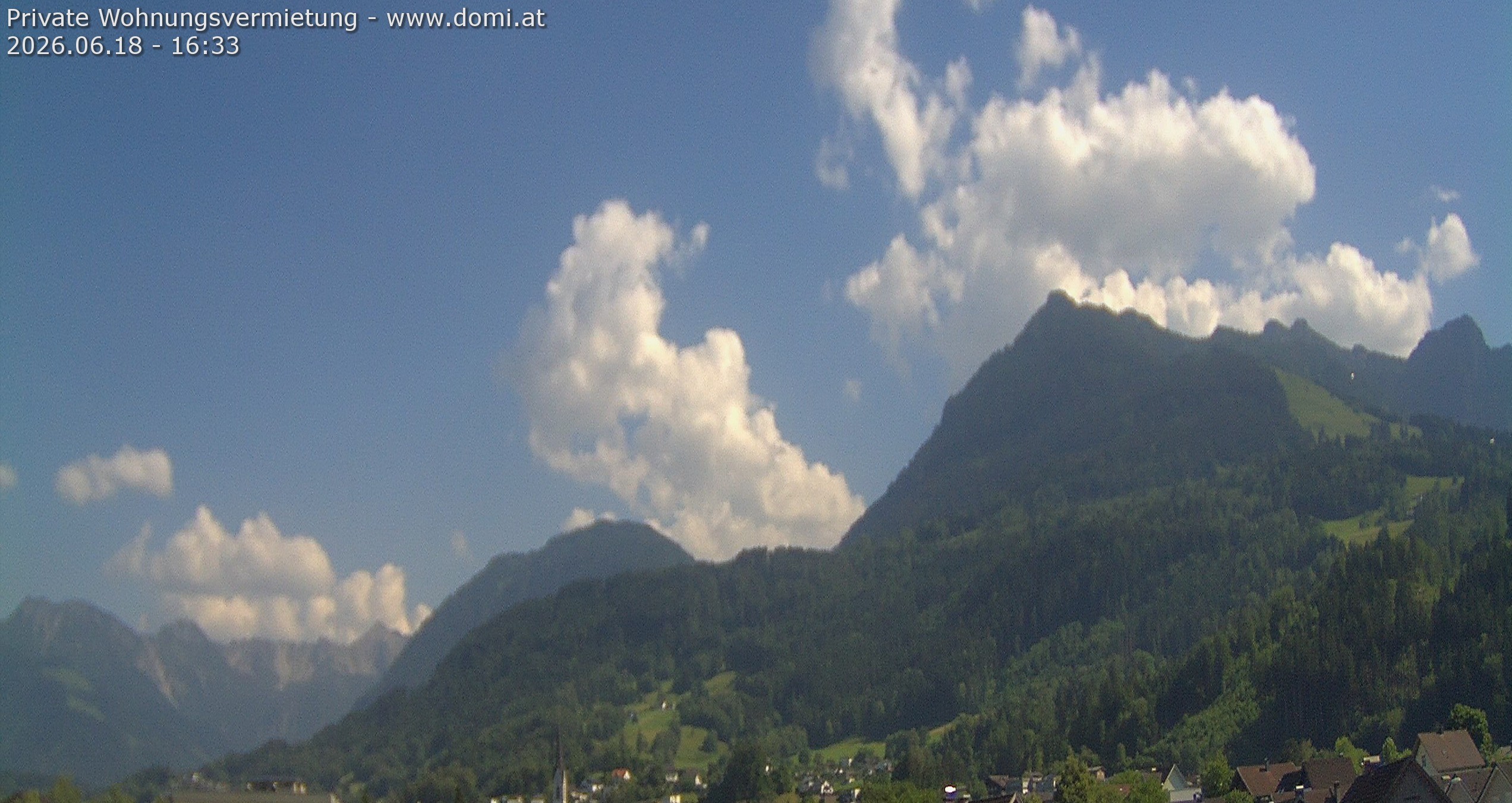 Archived image Webcam View of the Bazora in Gurtis from Frastanz