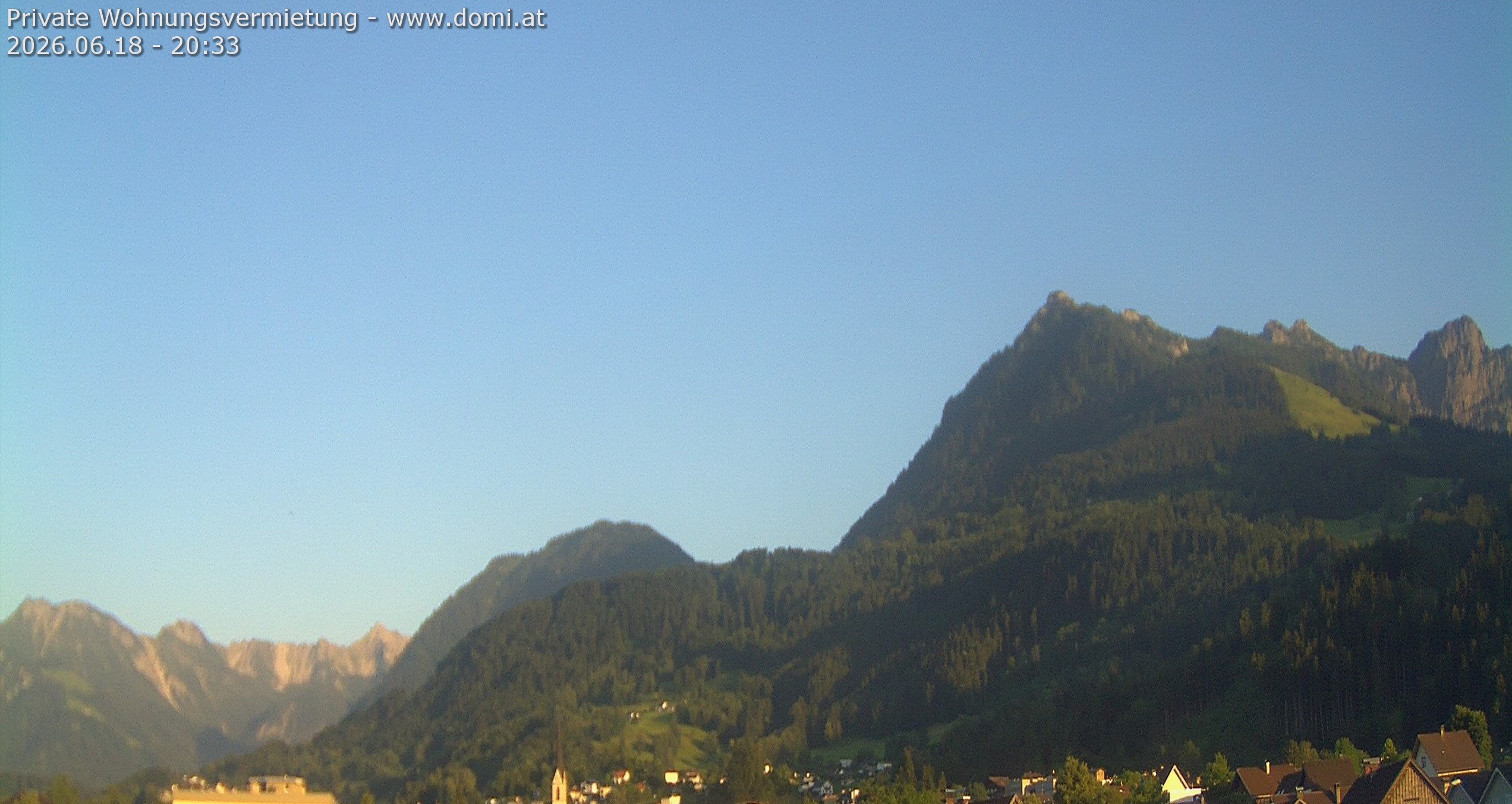 Archiv Foto Webcam Ausblick von Frastanz aus auf die Bazora in Gurtis