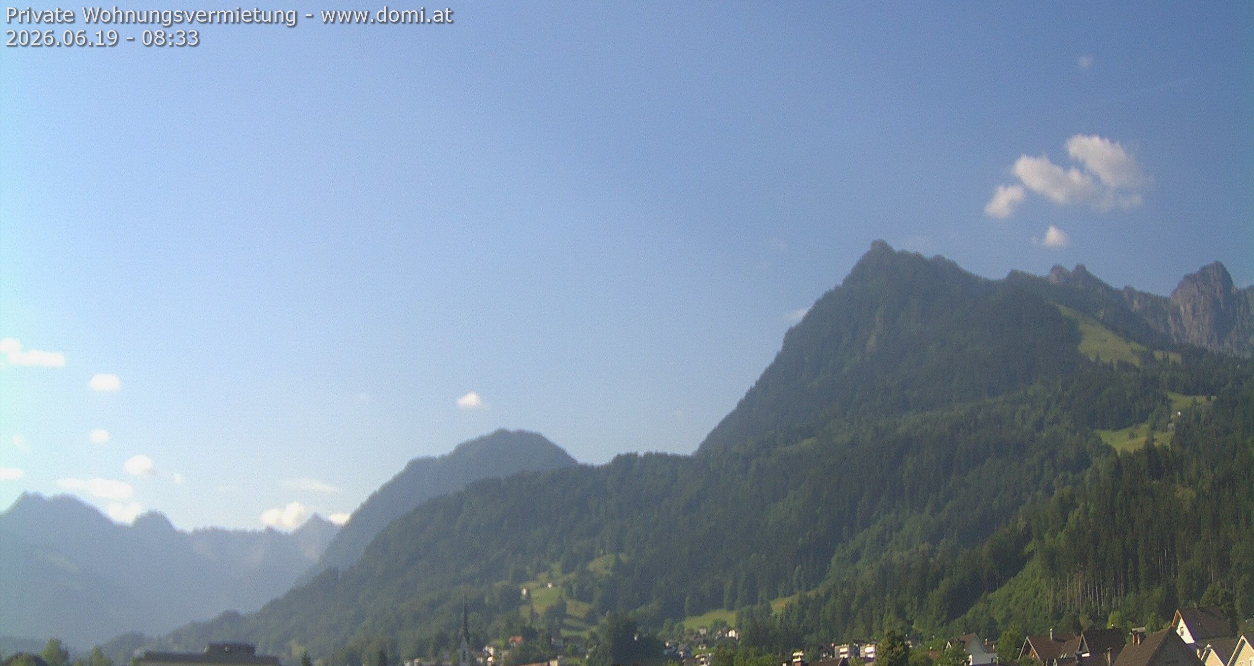 Archiv Foto Webcam Ausblick von Frastanz aus auf die Bazora in Gurtis