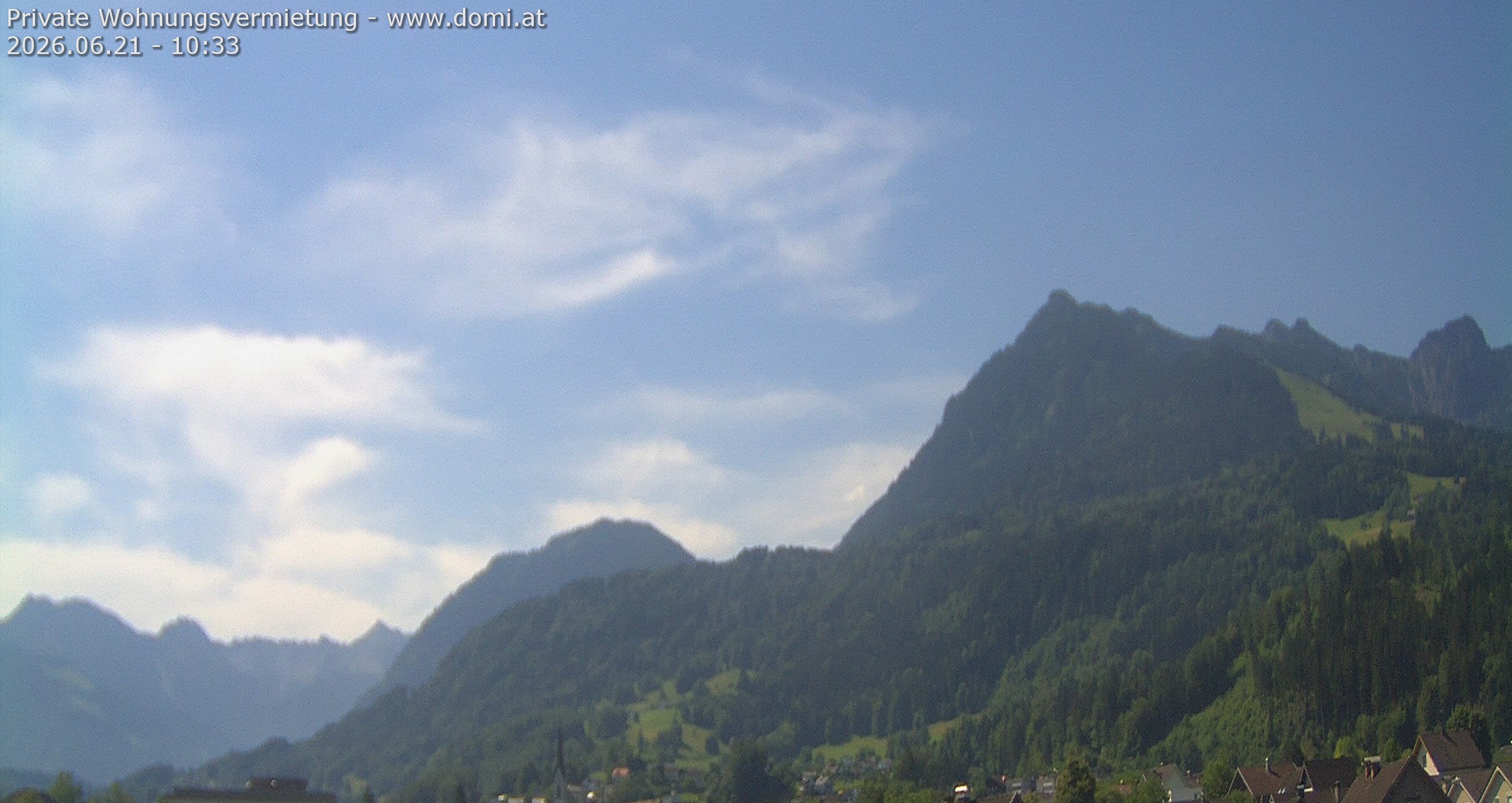 Archiv Foto Webcam Ausblick von Frastanz aus auf die Bazora in Gurtis