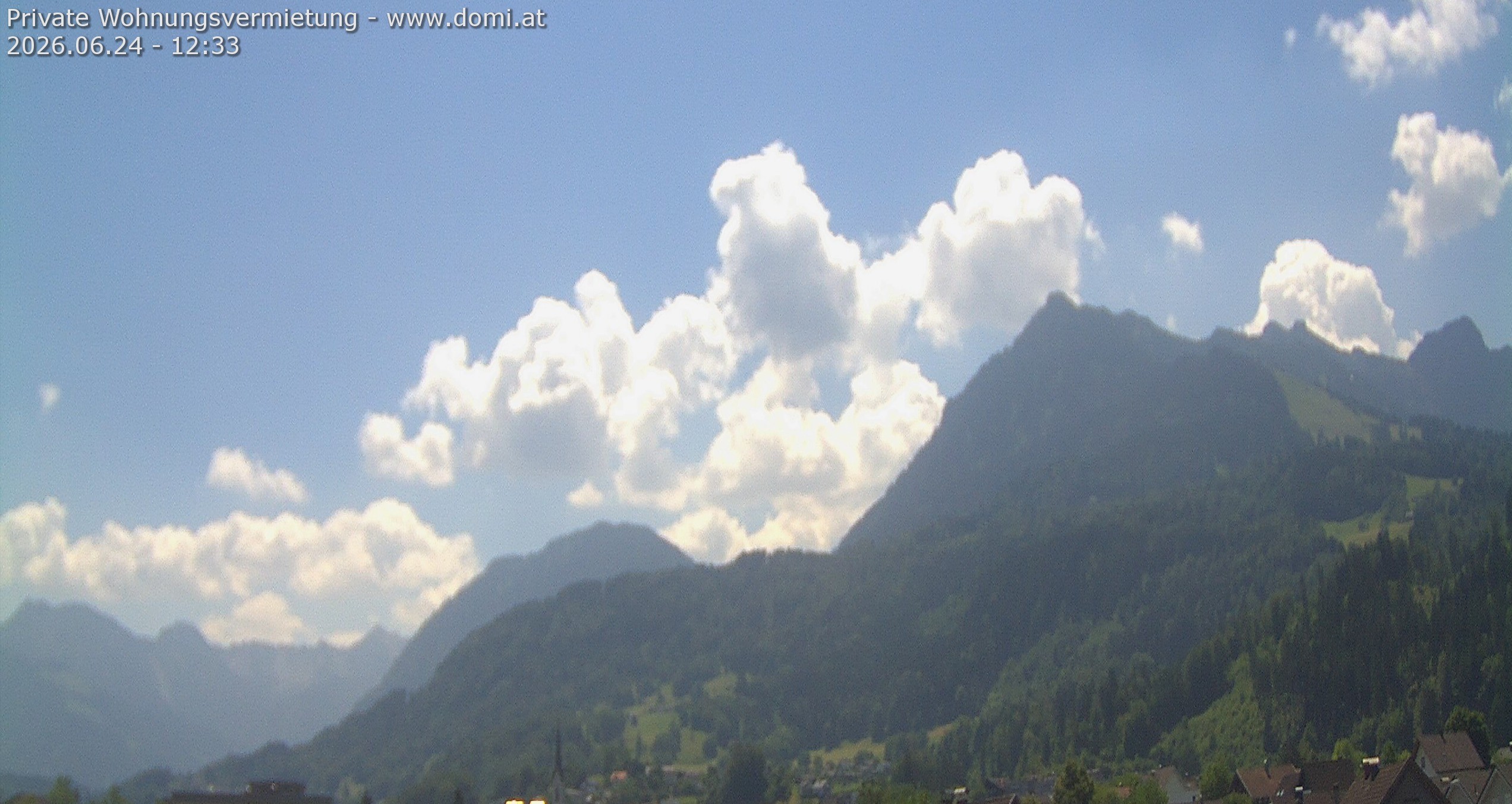 Archiv Foto Webcam Ausblick von Frastanz aus auf die Bazora in Gurtis