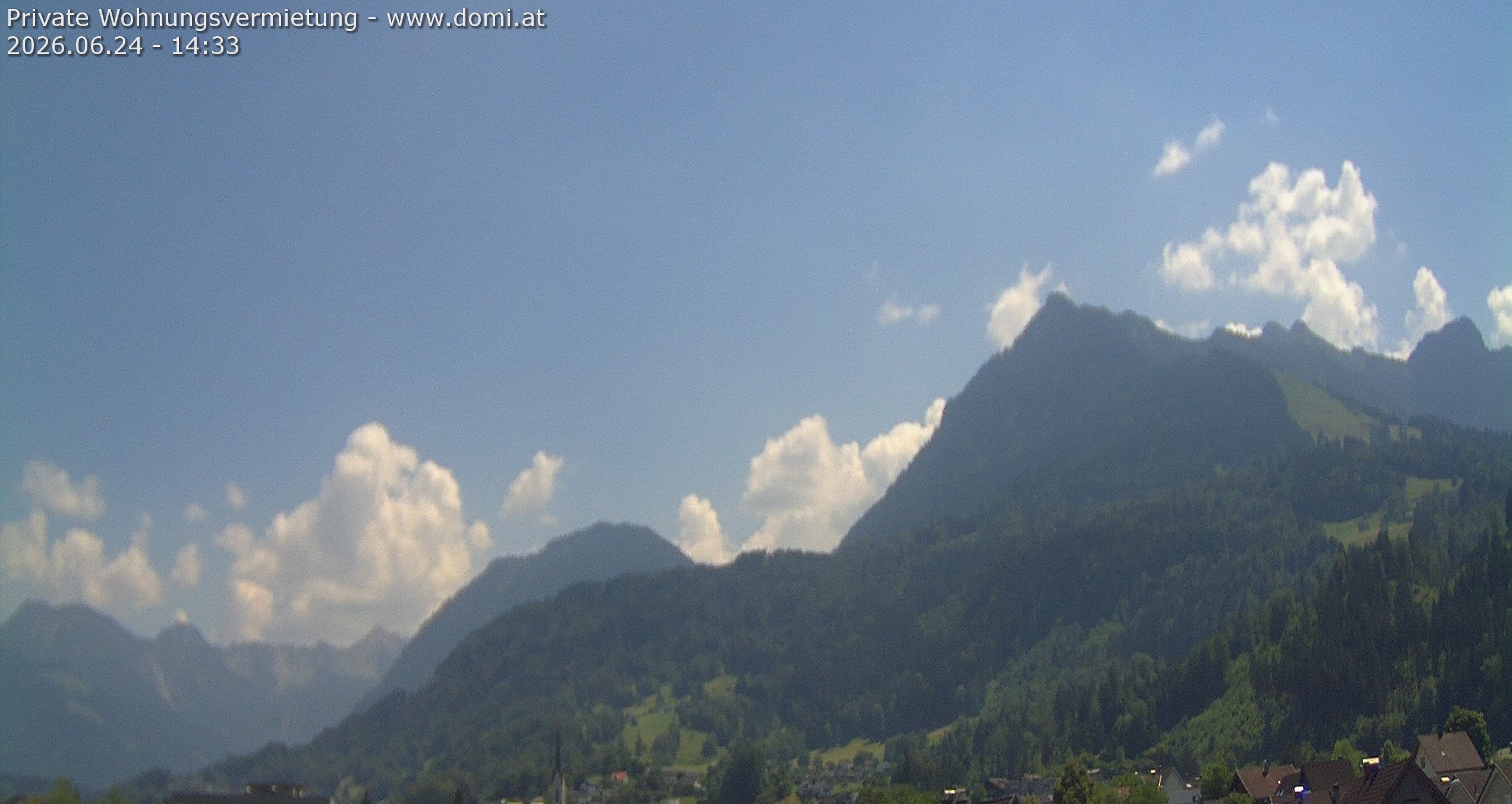 Archiv Foto Webcam Ausblick von Frastanz aus auf die Bazora in Gurtis