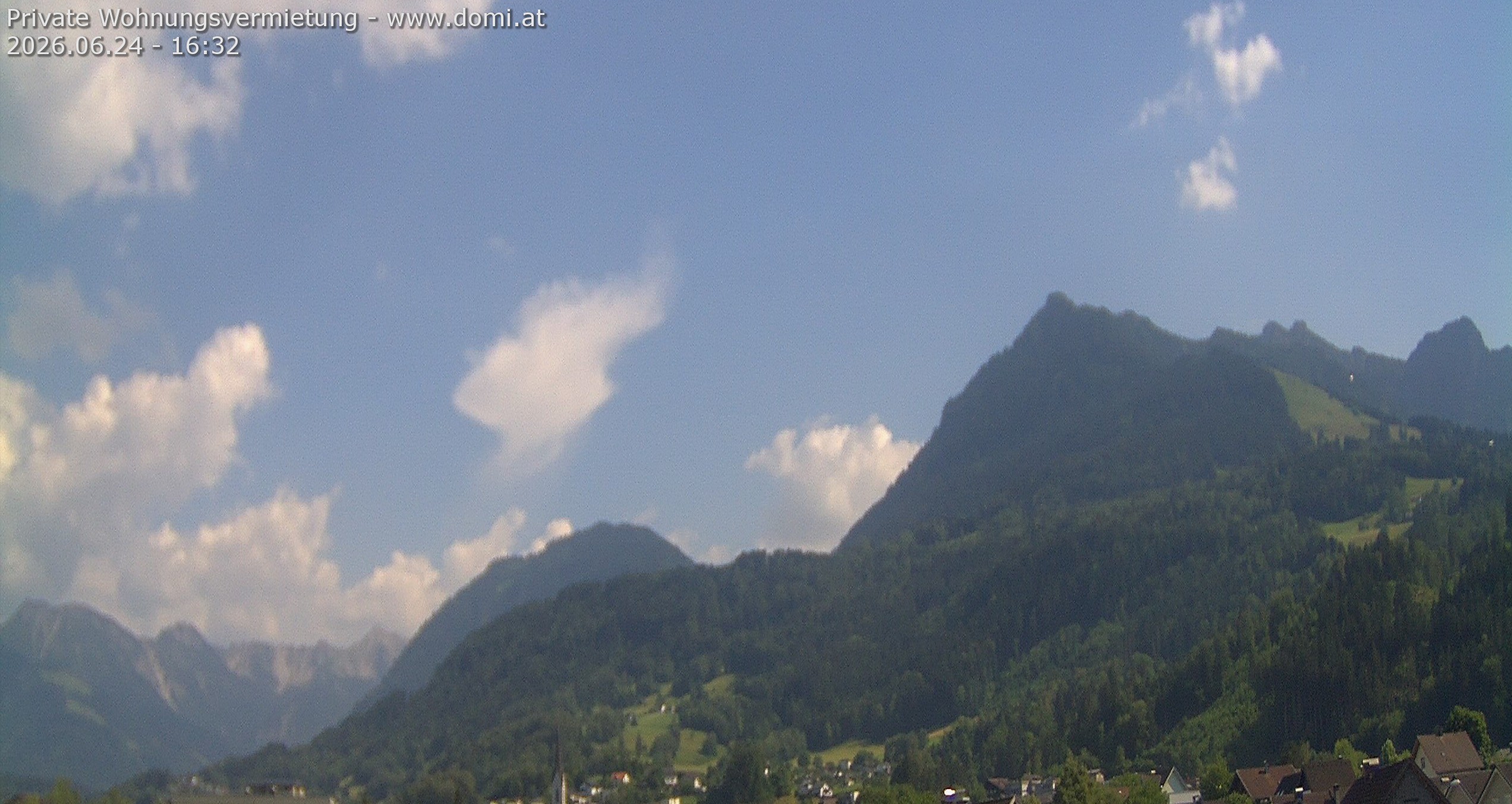 Archiv Foto Webcam Ausblick von Frastanz aus auf die Bazora in Gurtis