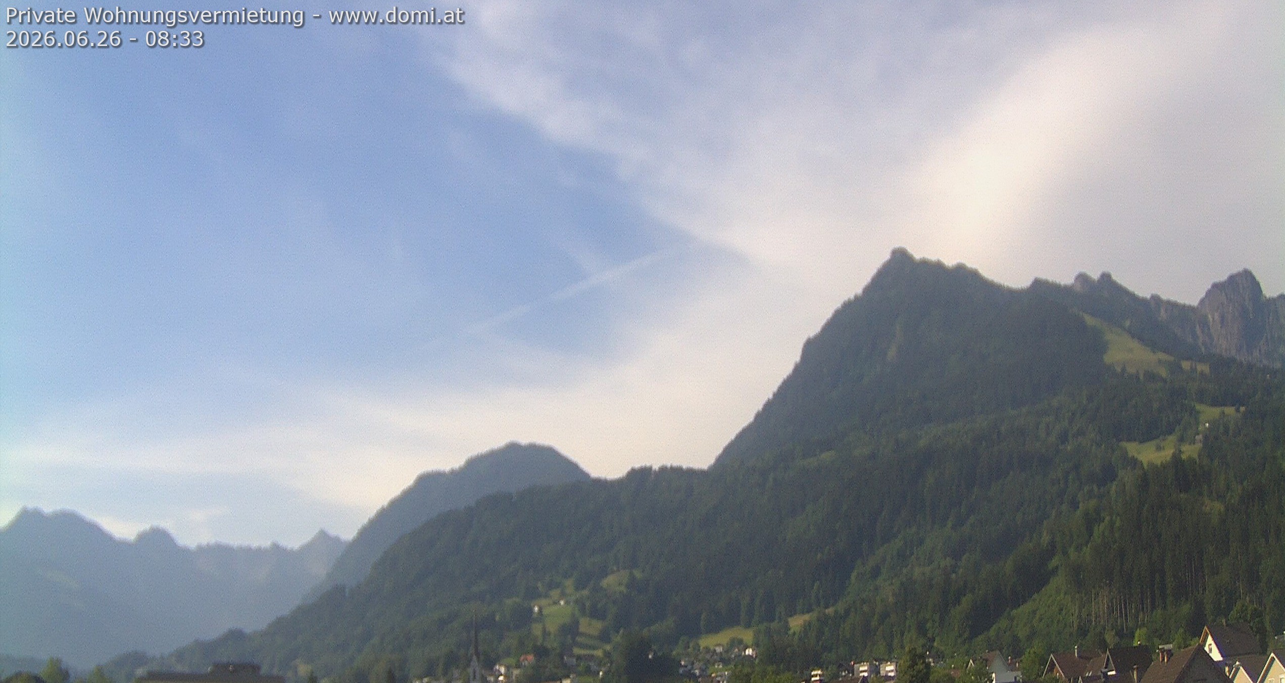 Archiv Foto Webcam Ausblick von Frastanz aus auf die Bazora in Gurtis