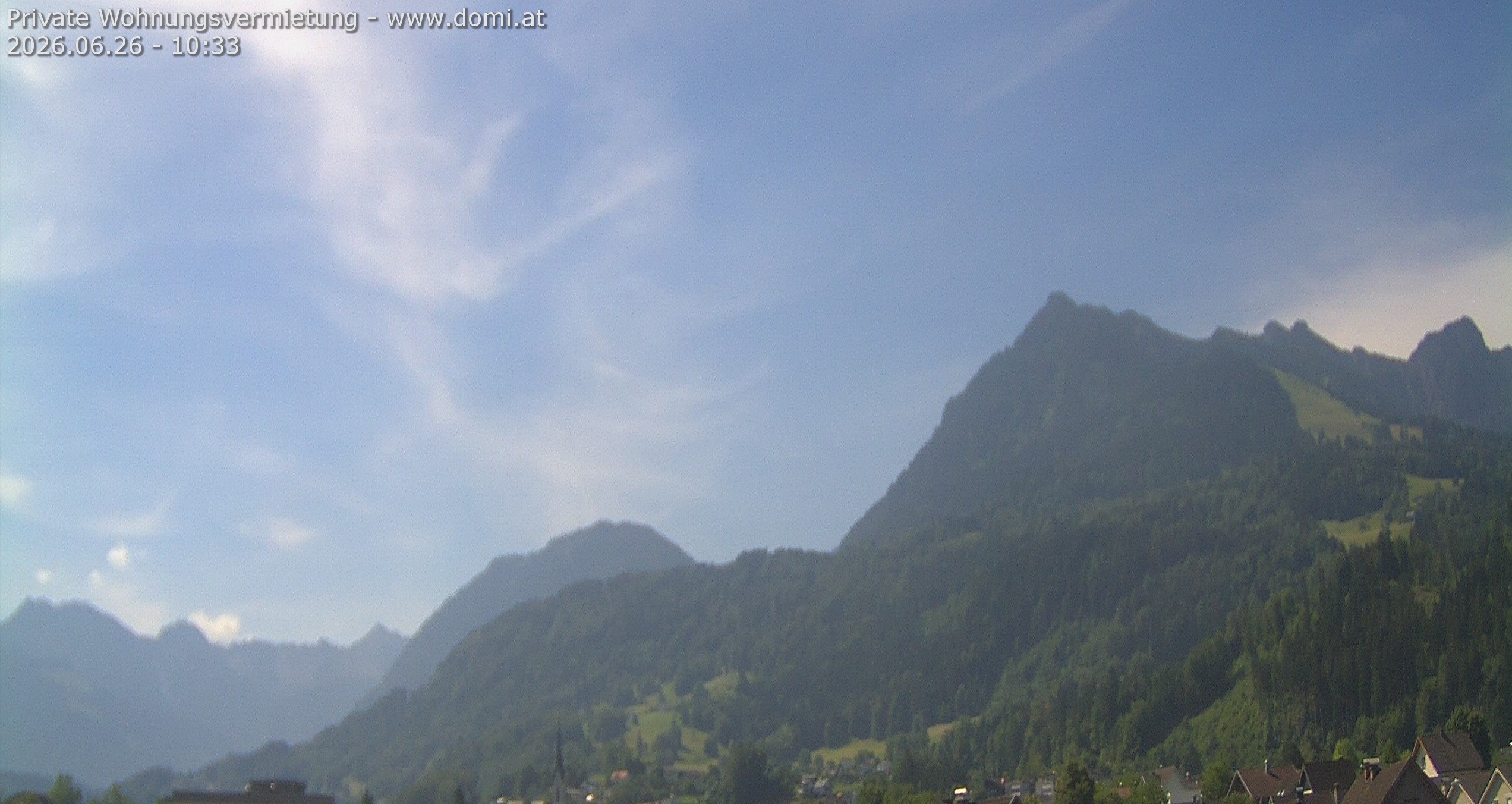 Archiv Foto Webcam Ausblick von Frastanz aus auf die Bazora in Gurtis