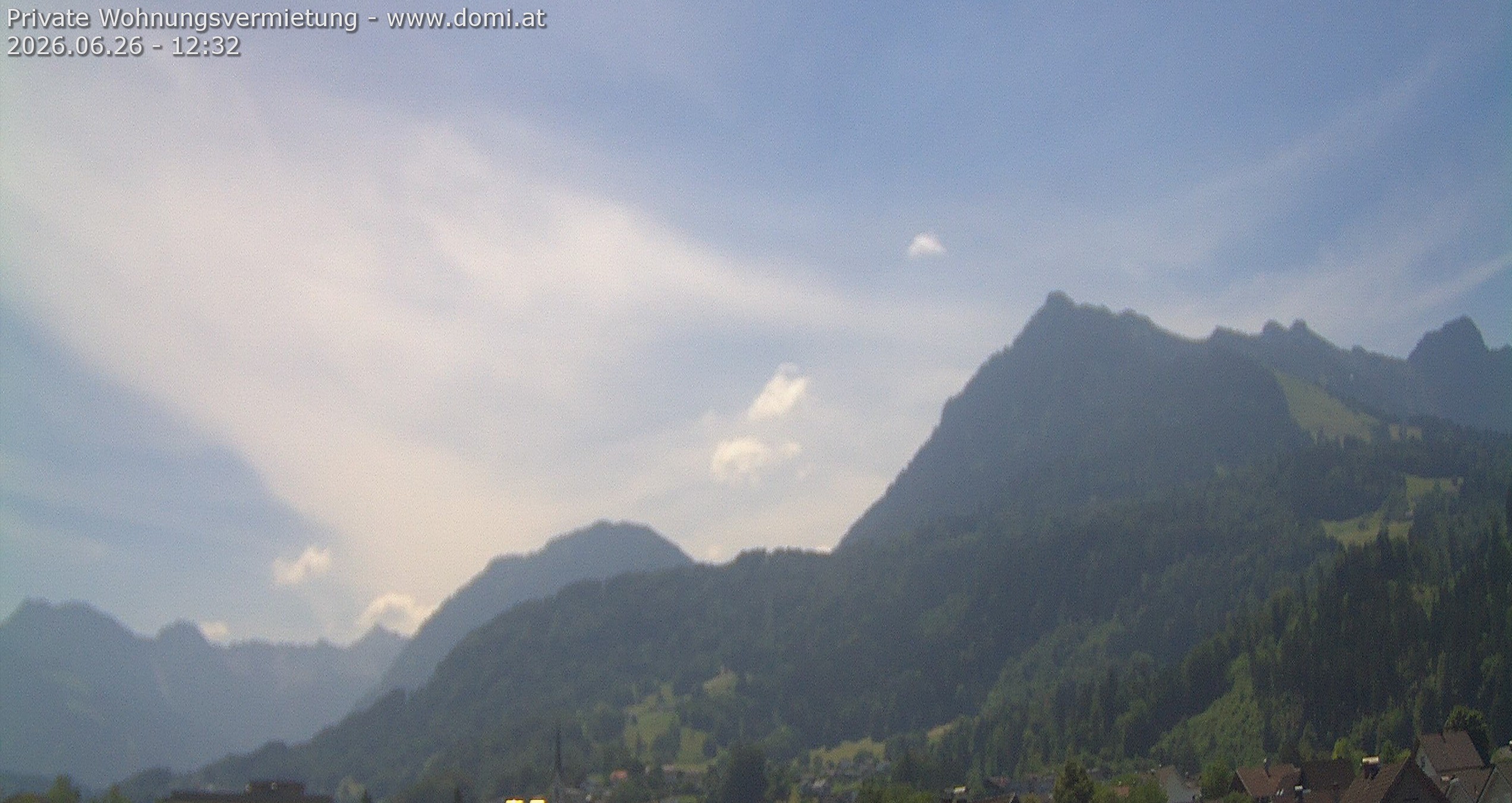 Archiv Foto Webcam Ausblick von Frastanz aus auf die Bazora in Gurtis