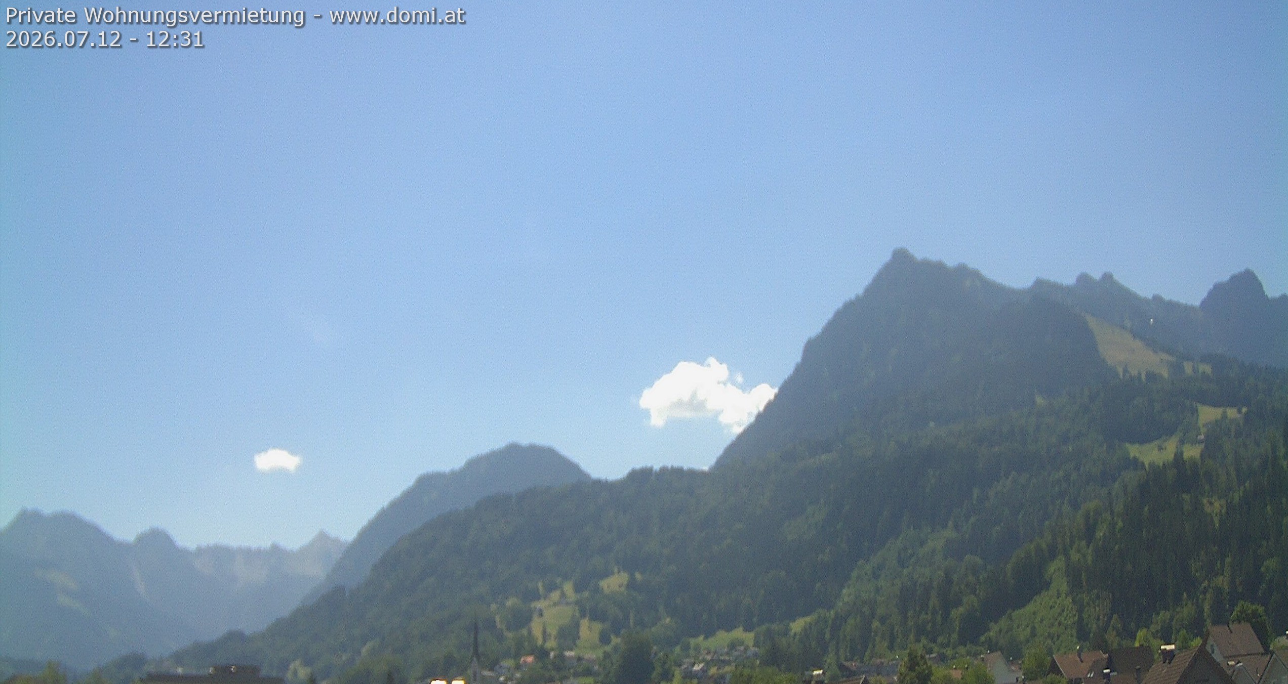 Archiv Foto Webcam Ausblick von Frastanz aus auf die Bazora in Gurtis