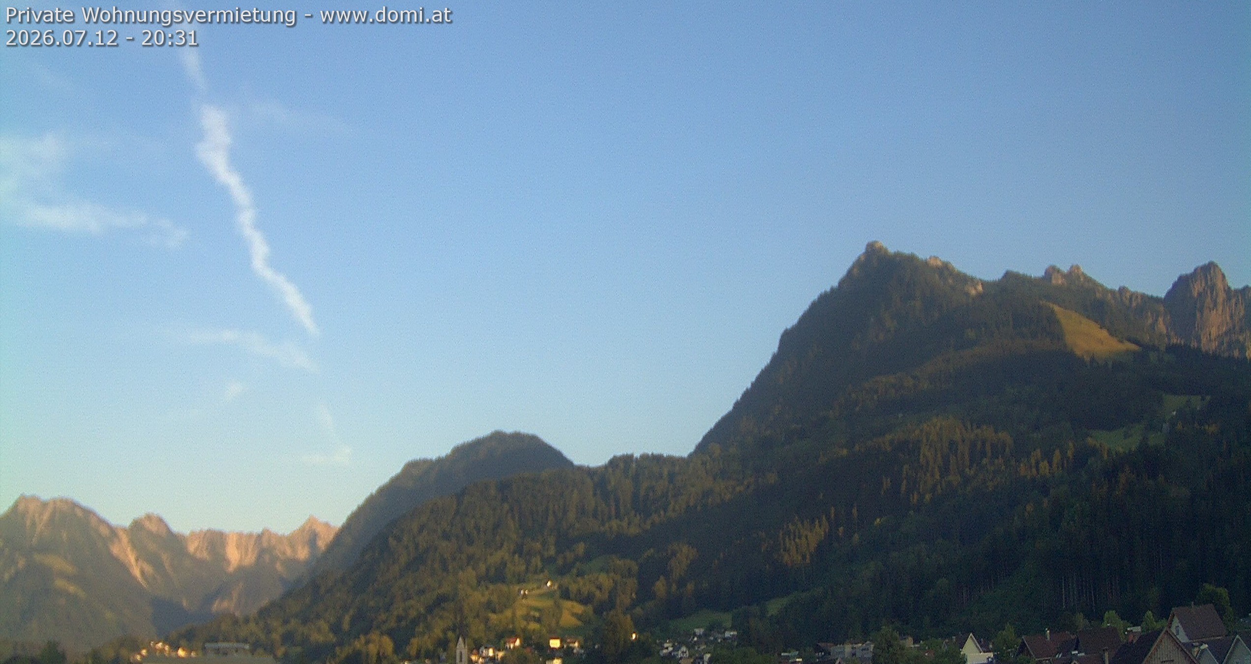 Archiv Foto Webcam Ausblick von Frastanz aus auf die Bazora in Gurtis