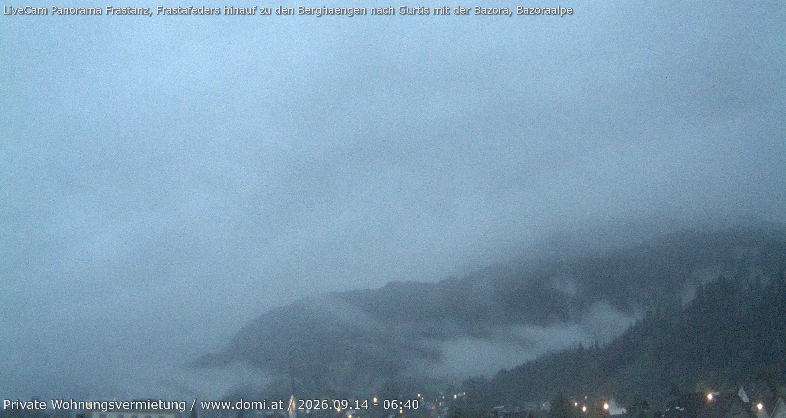 Archiv Foto Webcam Ausblick von Frastanz aus auf die Bazora in Gurtis