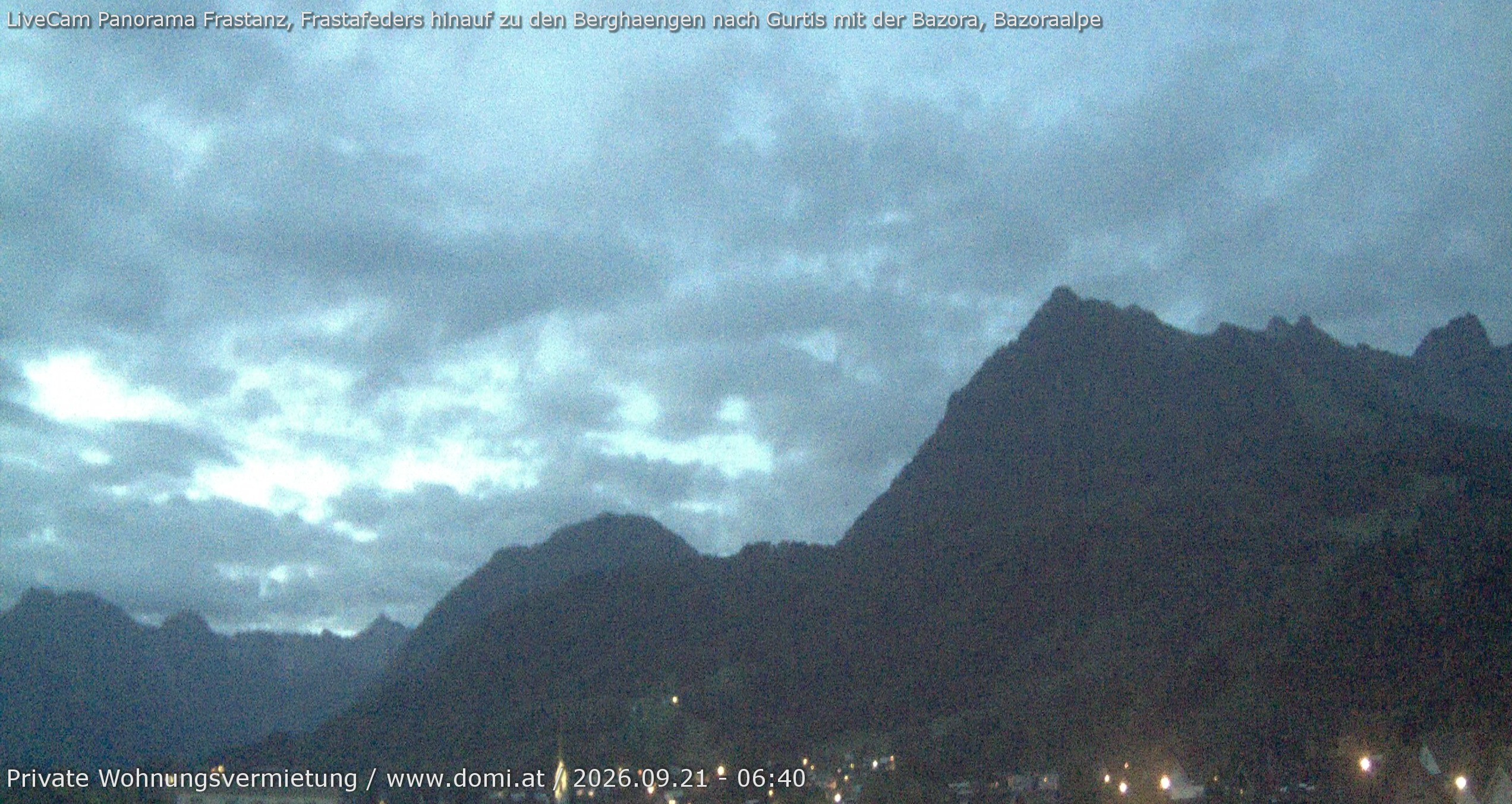 Archiv Foto Webcam Ausblick von Frastanz aus auf die Bazora in Gurtis