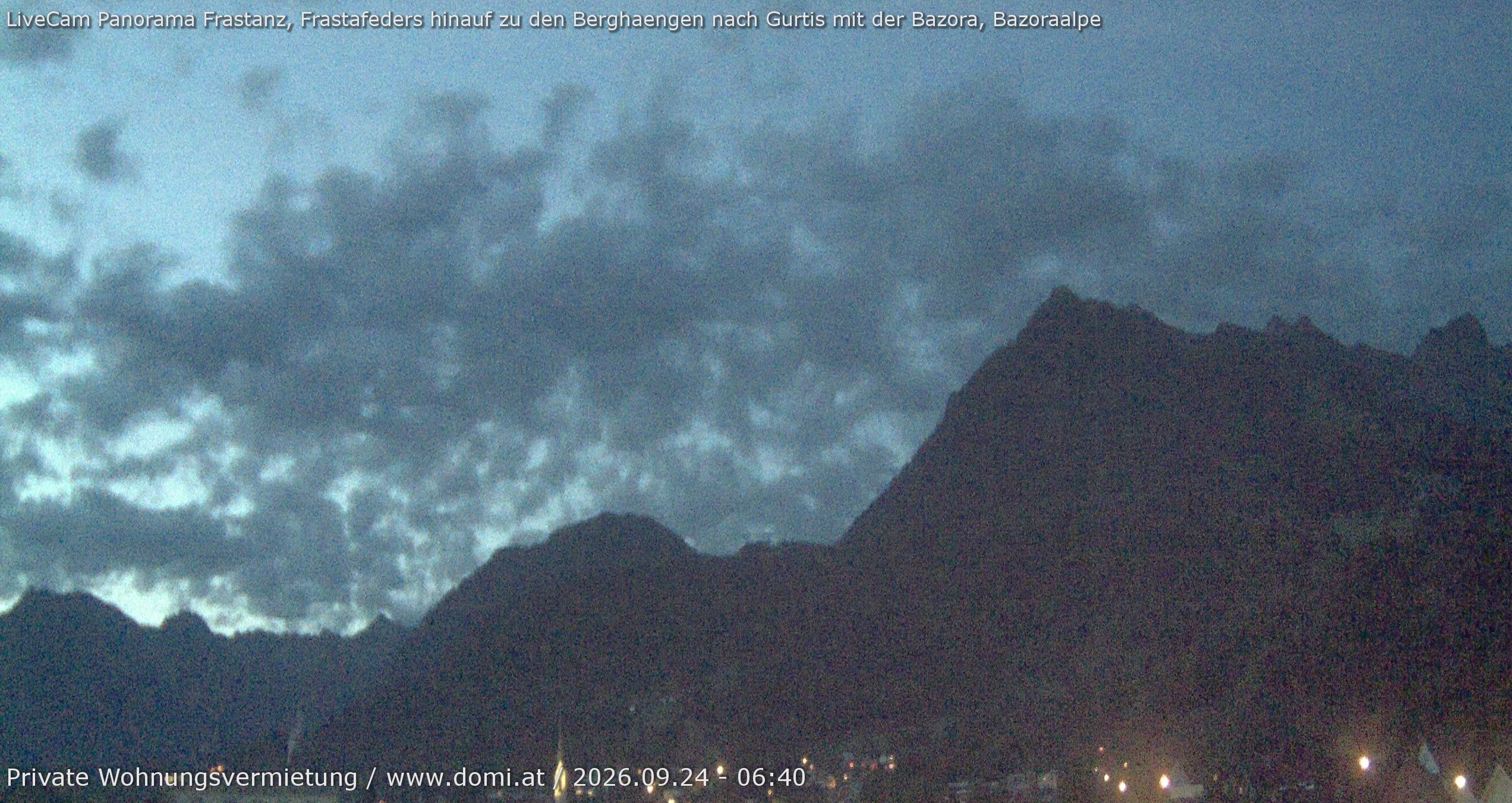 Archiv Foto Webcam Ausblick von Frastanz aus auf die Bazora in Gurtis
