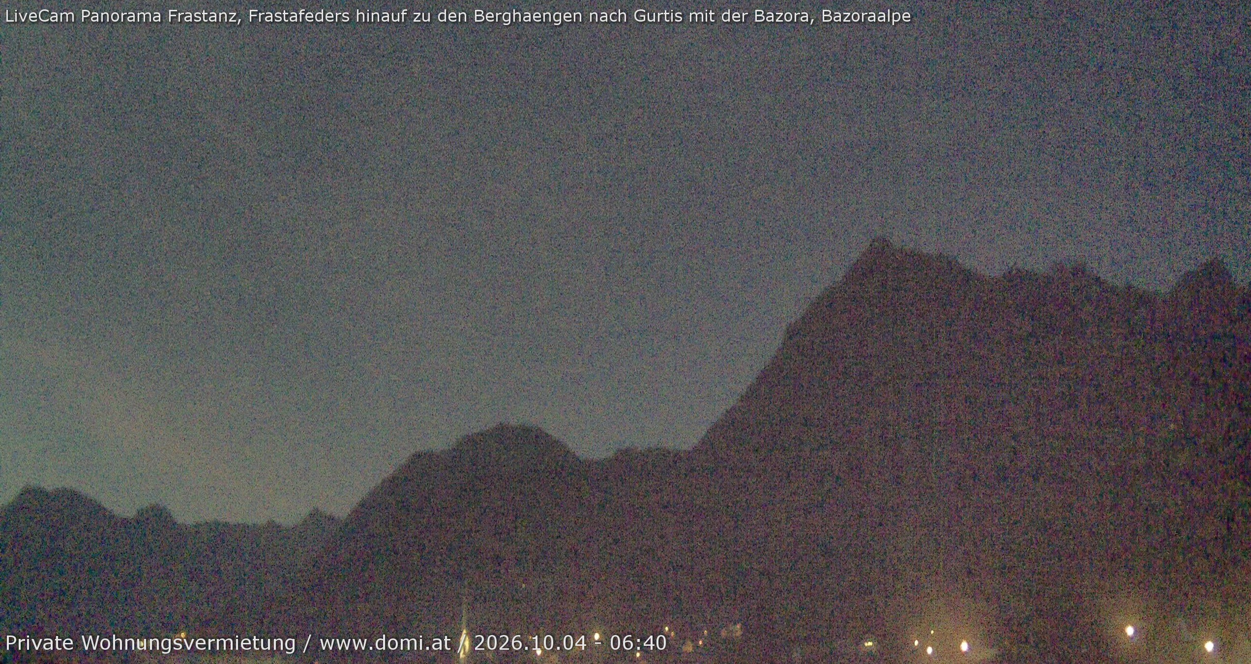 Archiv Foto Webcam Ausblick von Frastanz aus auf die Bazora in Gurtis