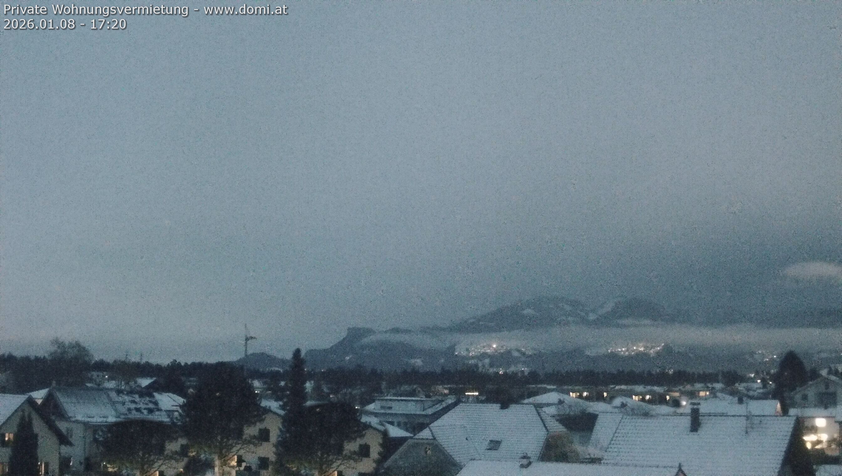 Archiv Foto Webcam Ausblick von Feldkirch über das Rheintal auf die Hohe Kugel