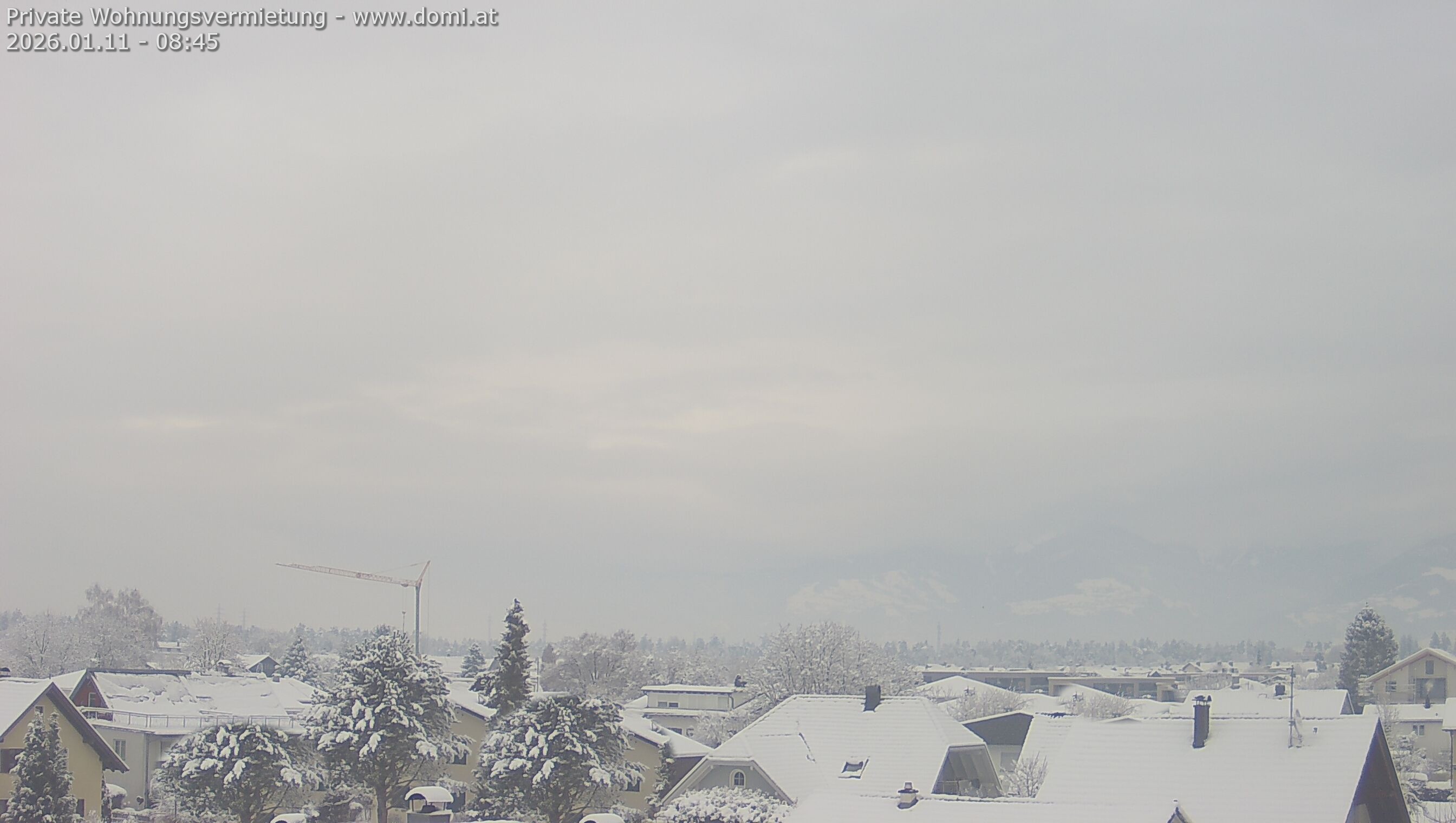 Archiv Foto Webcam Ausblick von Feldkirch über das Rheintal auf die Hohe Kugel