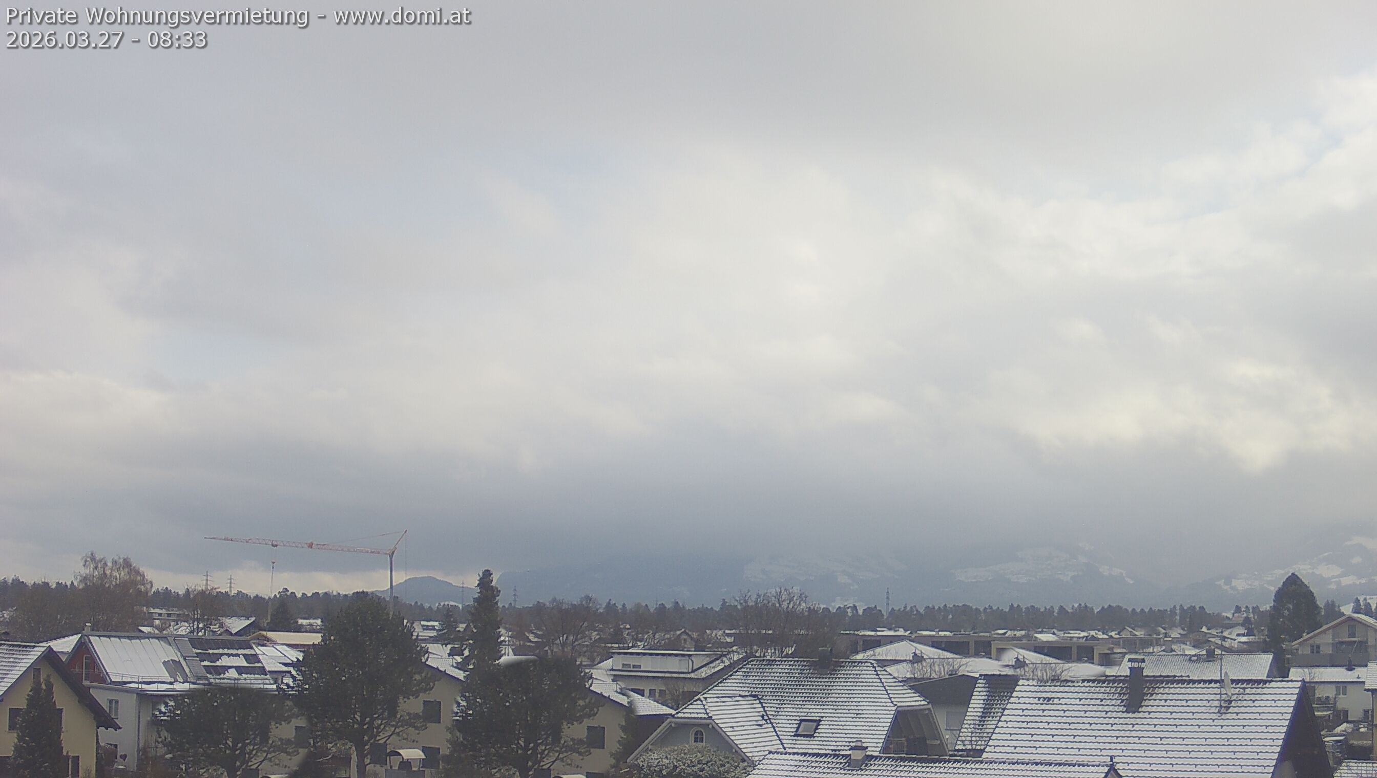 Archiv Foto Webcam Ausblick von Feldkirch über das Rheintal auf die Hohe Kugel