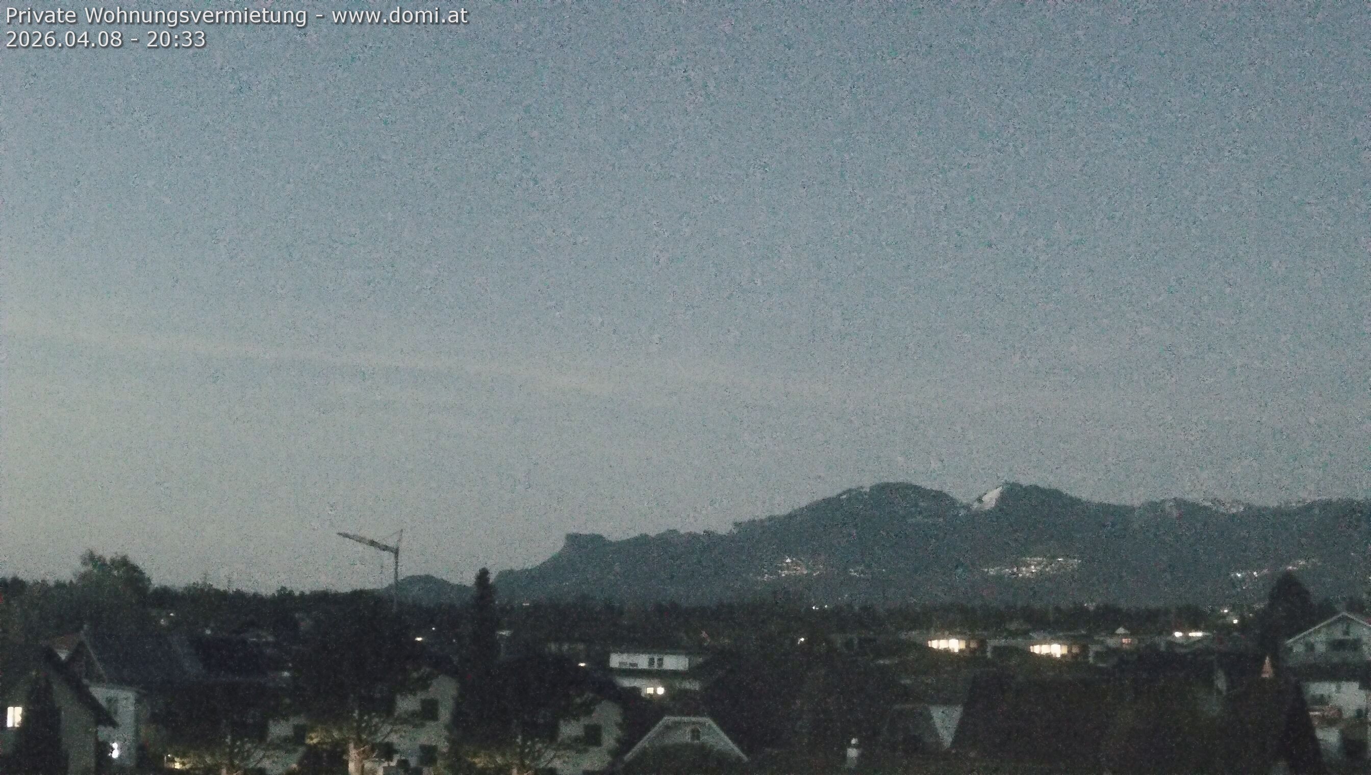 Archived image Webcam View from Feldkirch over the Rhine Valley to the Hohe Kugel