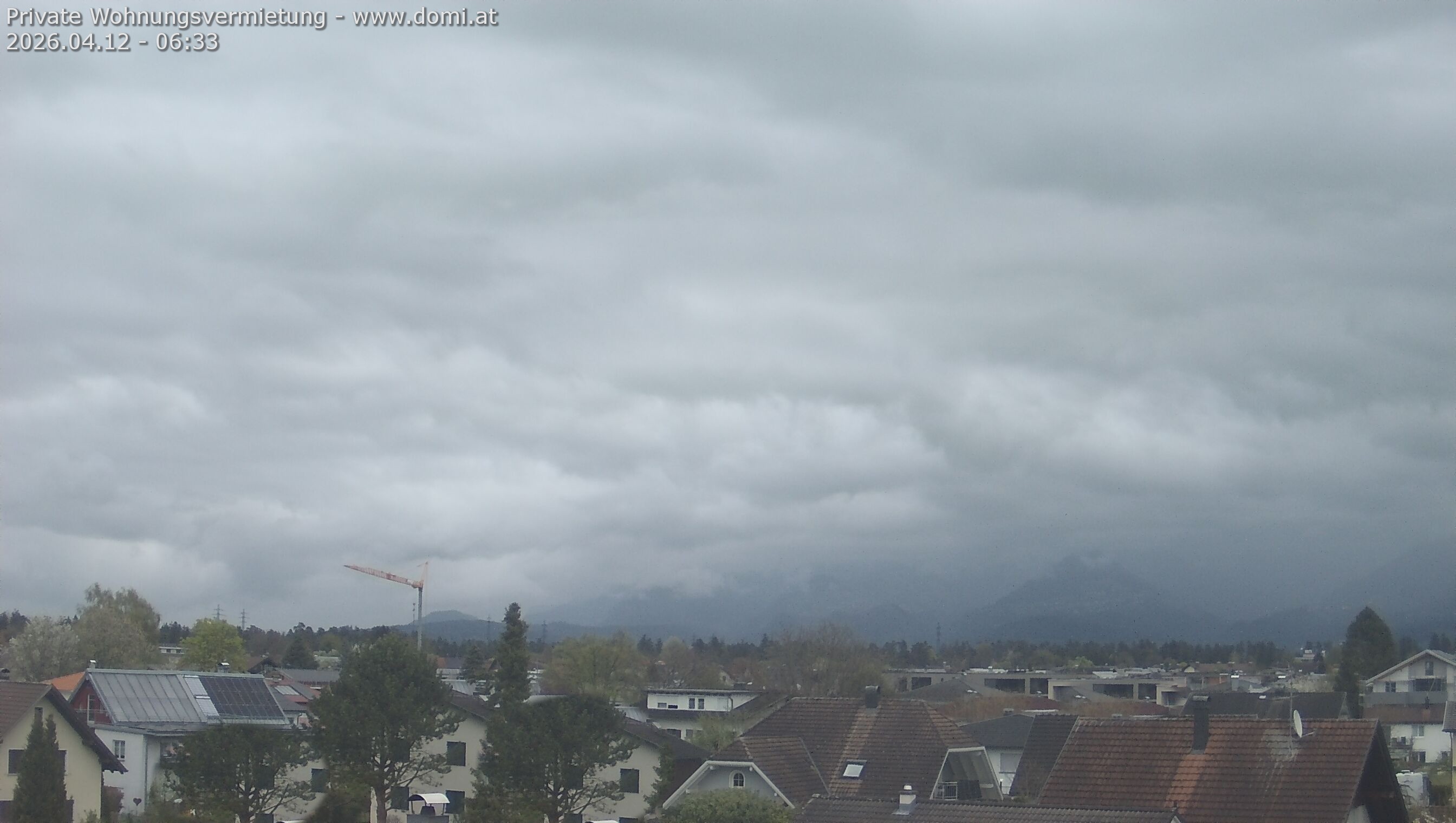 Archiv Foto Webcam Ausblick von Feldkirch über das Rheintal auf die Hohe Kugel