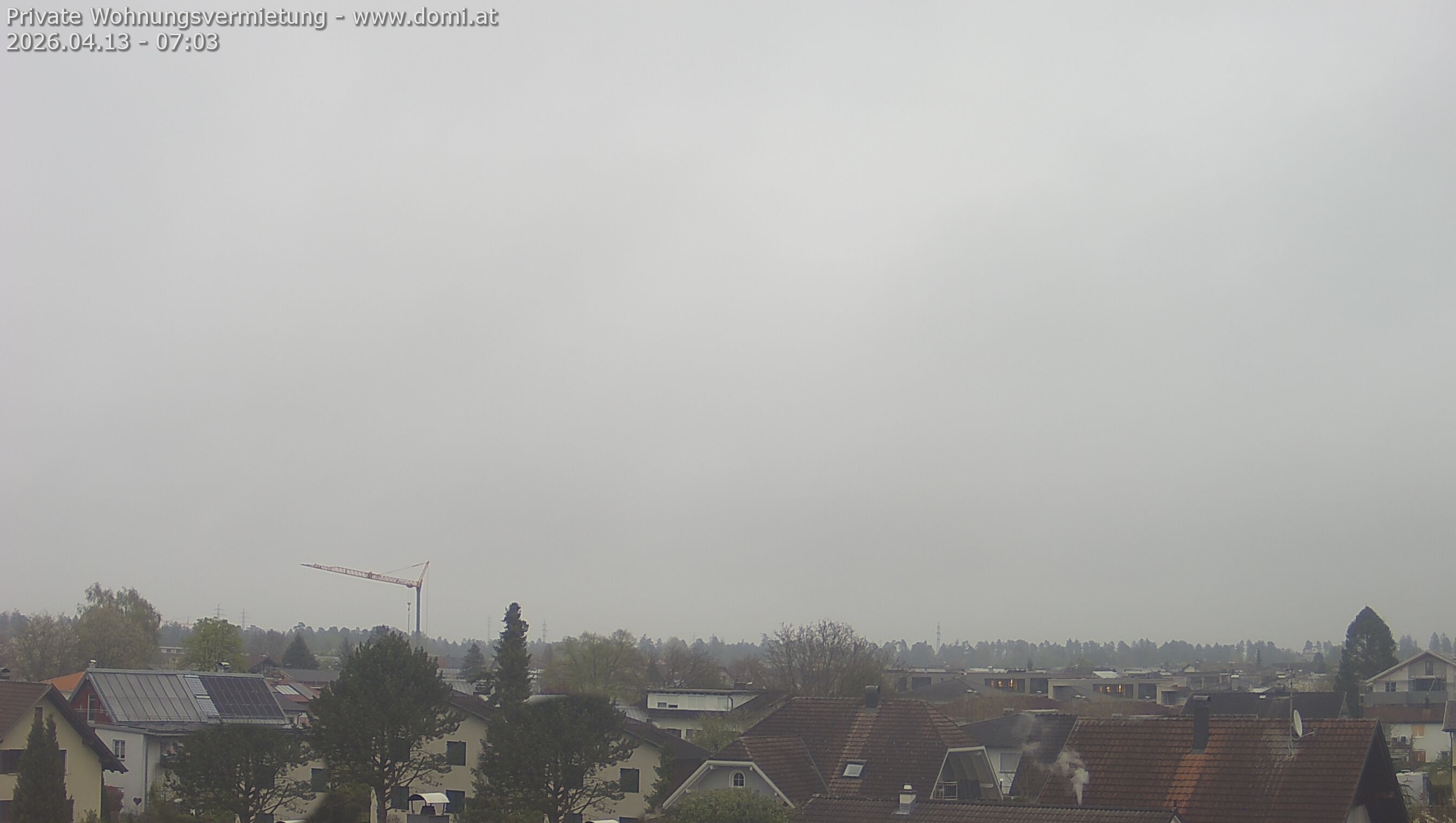 Archived image Webcam View from Feldkirch over the Rhine Valley to the Hohe Kugel